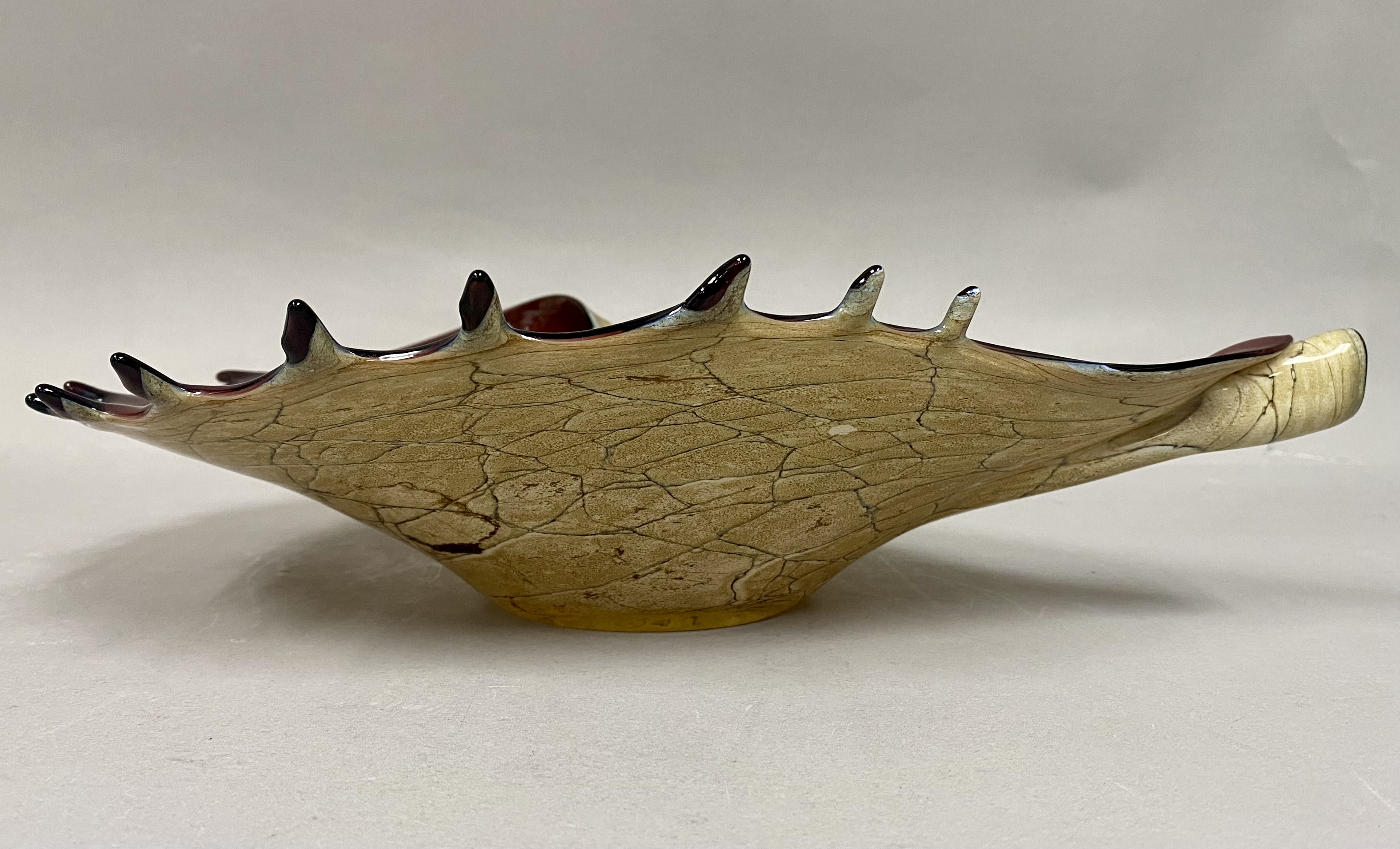 Jozefina Glassworks Hand-Blown Console Bowl