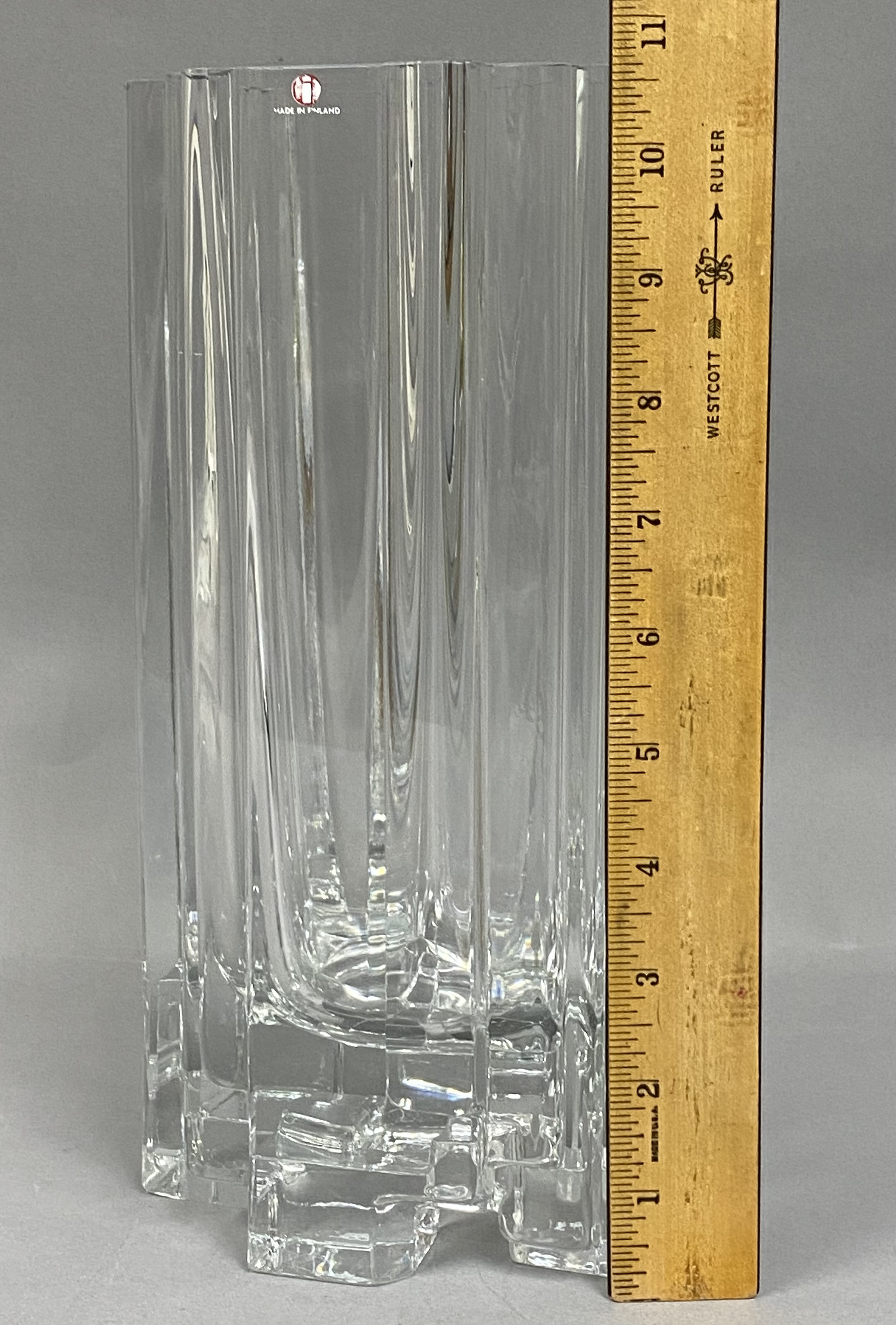 Tapio Wirkkala for Iittala Arcadia Art Glass Vase, Model 3571