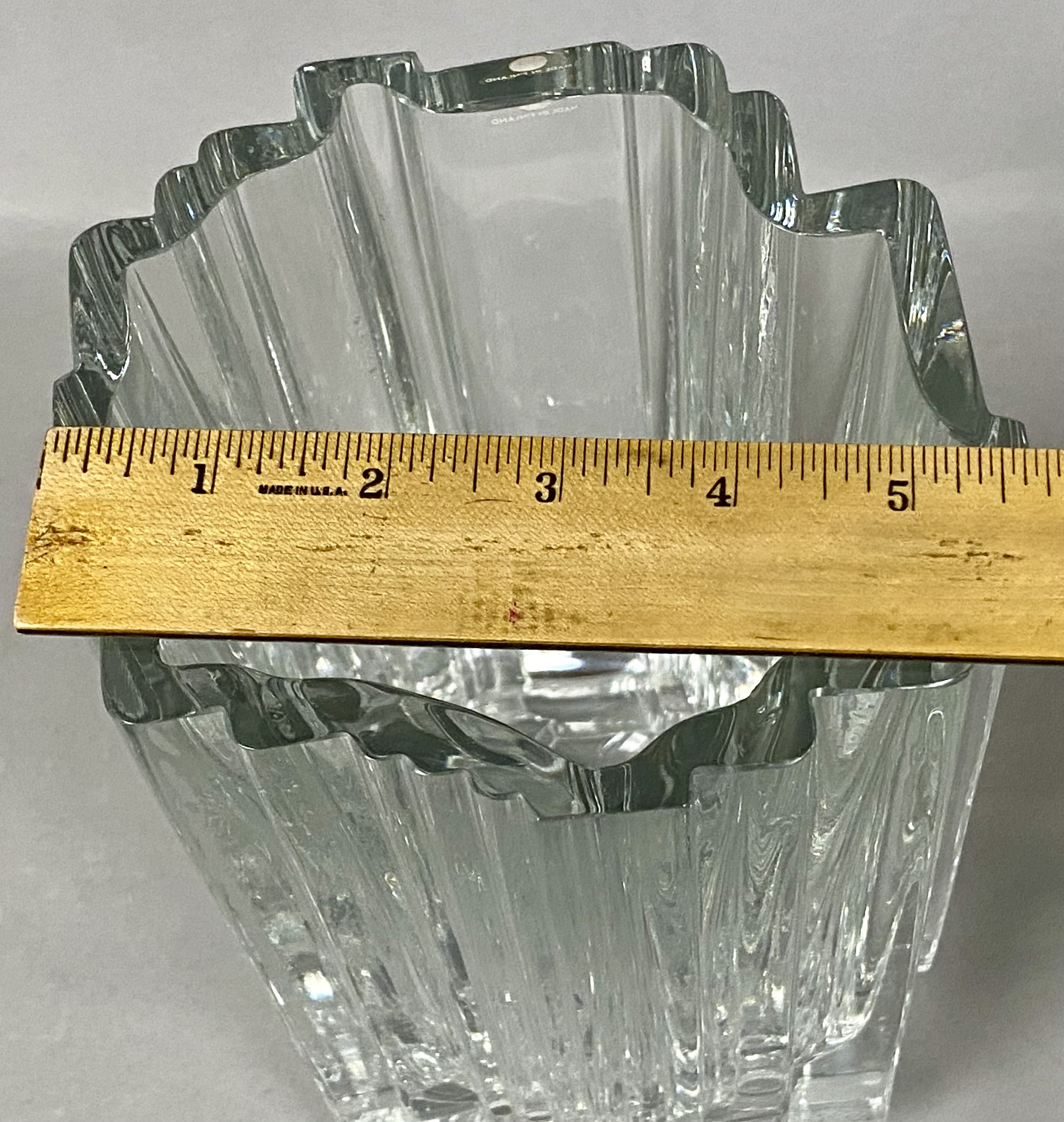 Tapio Wirkkala for Iittala Arcadia Art Glass Vase, Model 3571