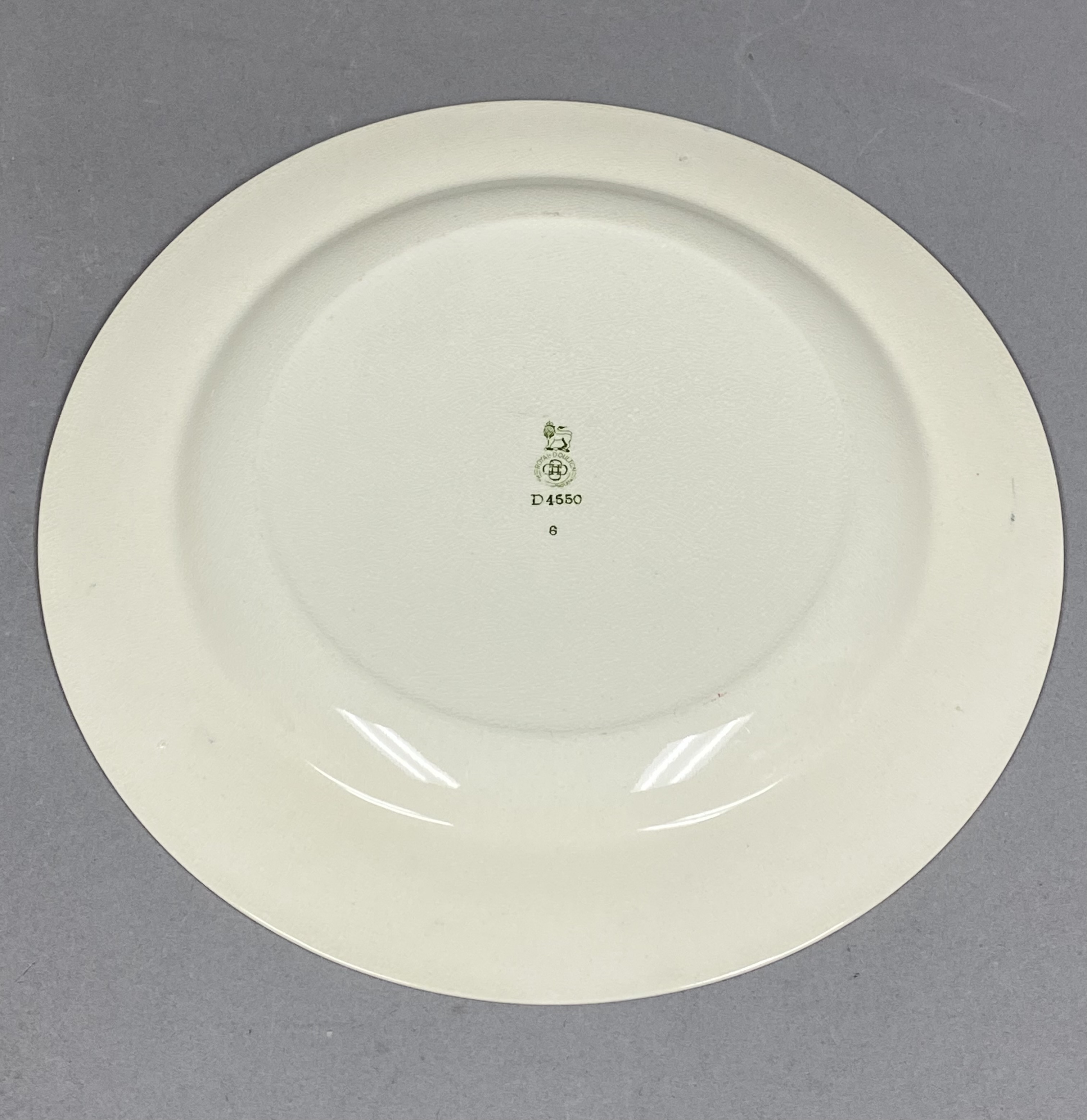 1933 Royal Doulton Rack Plate Pattern # D4550