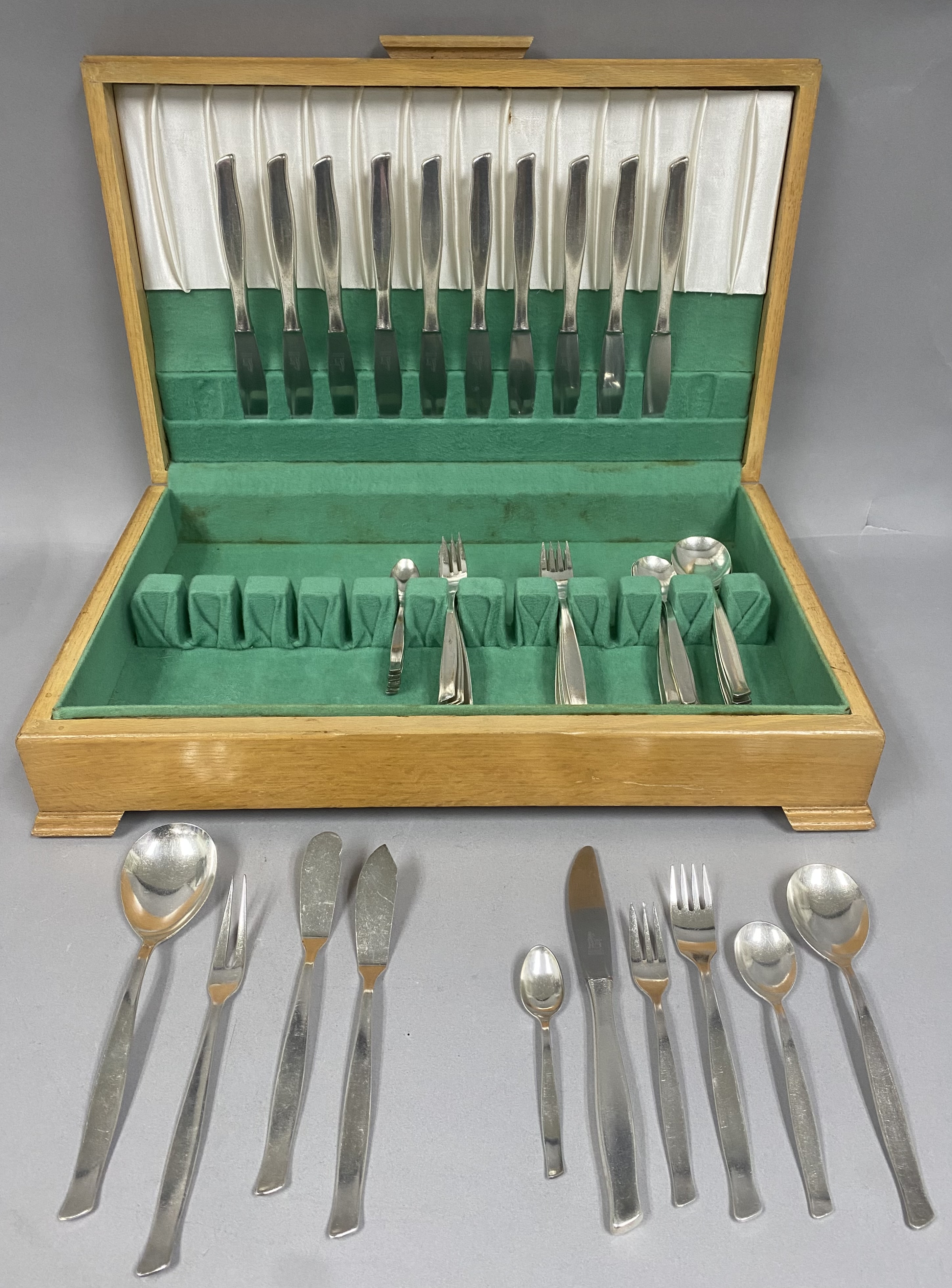 Vintage German Silverplate Flatware Set