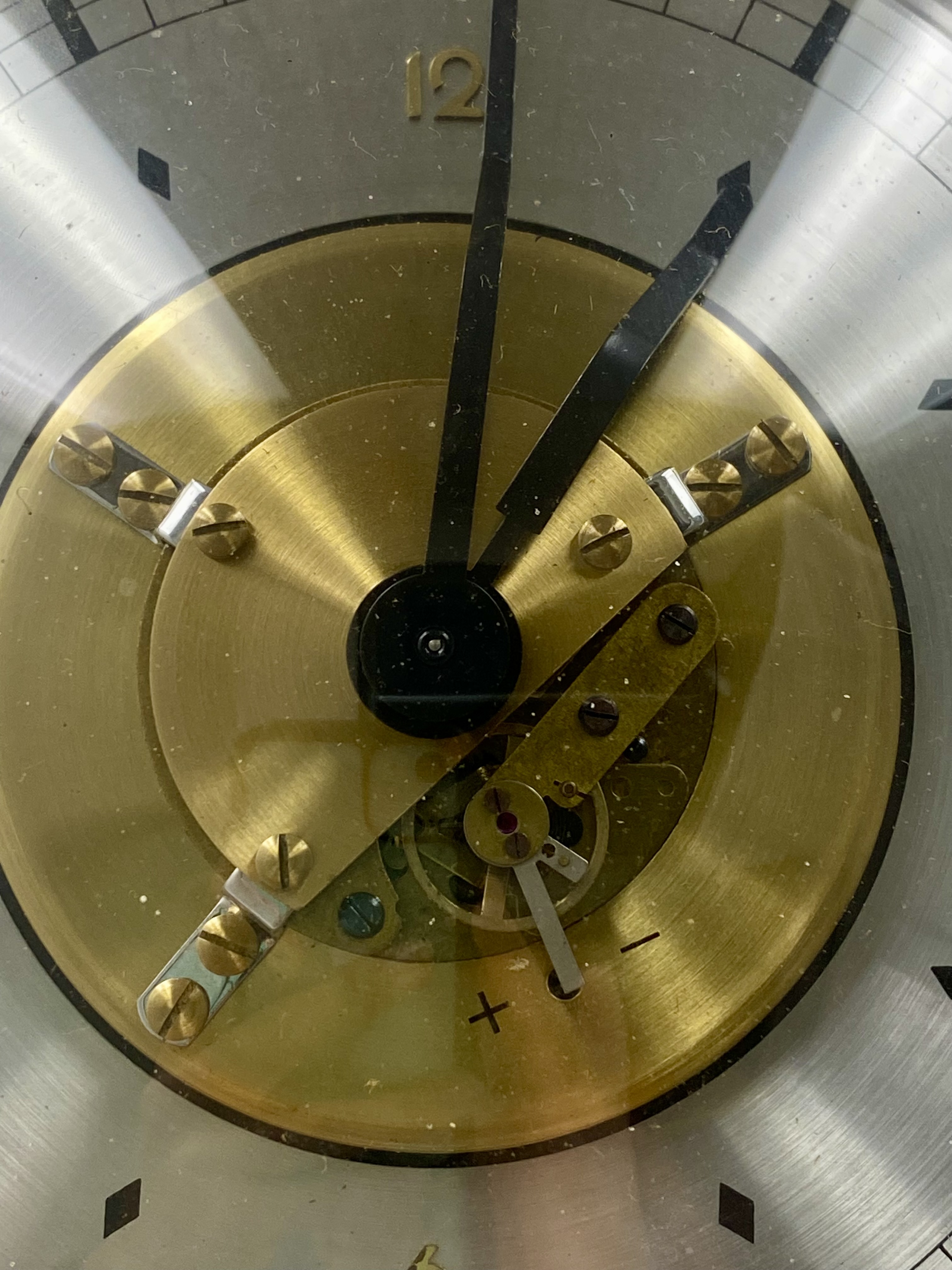Mid Century German Lachman & Co Mechanical Clock