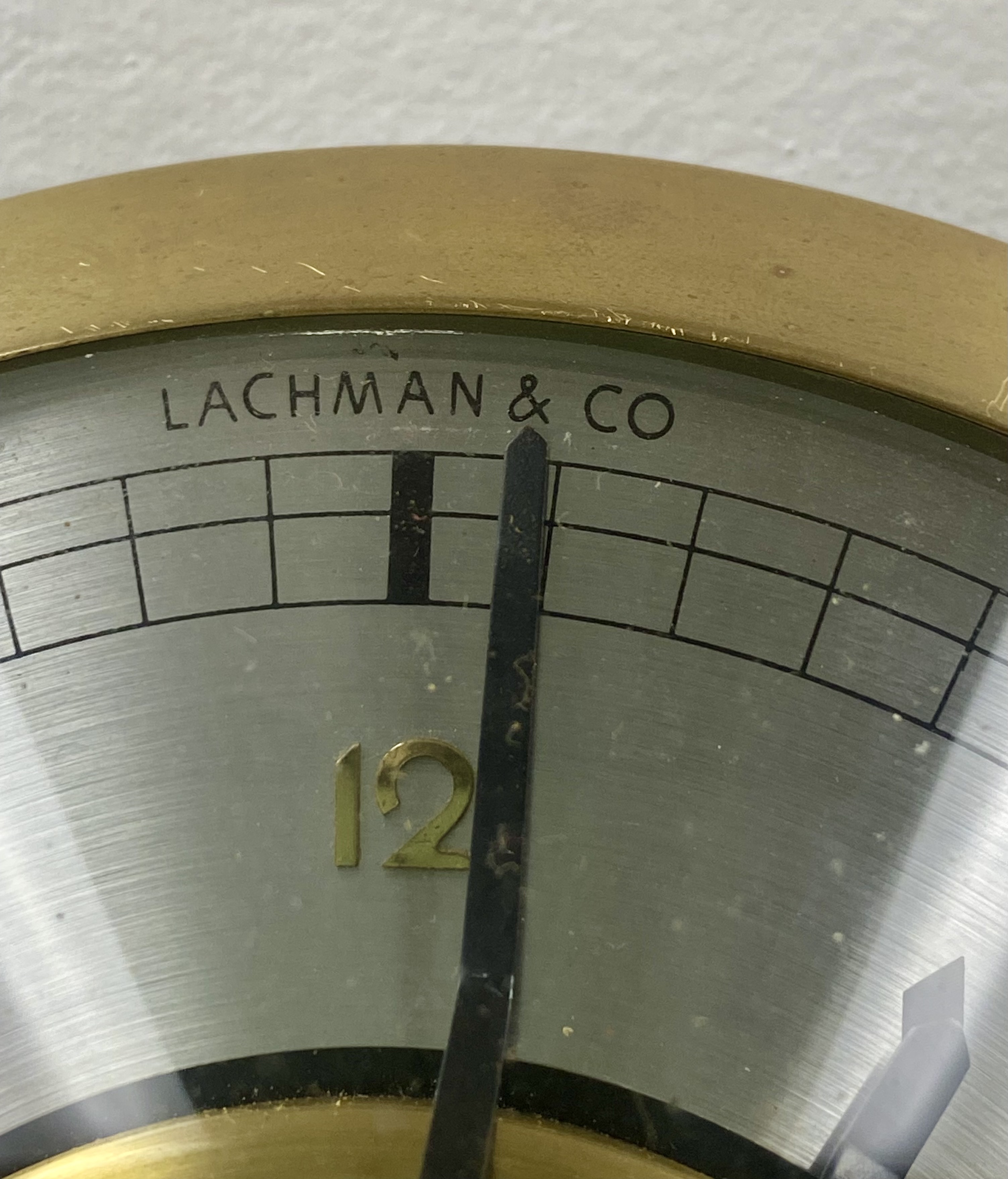 Mid Century German Lachman & Co Mechanical Clock