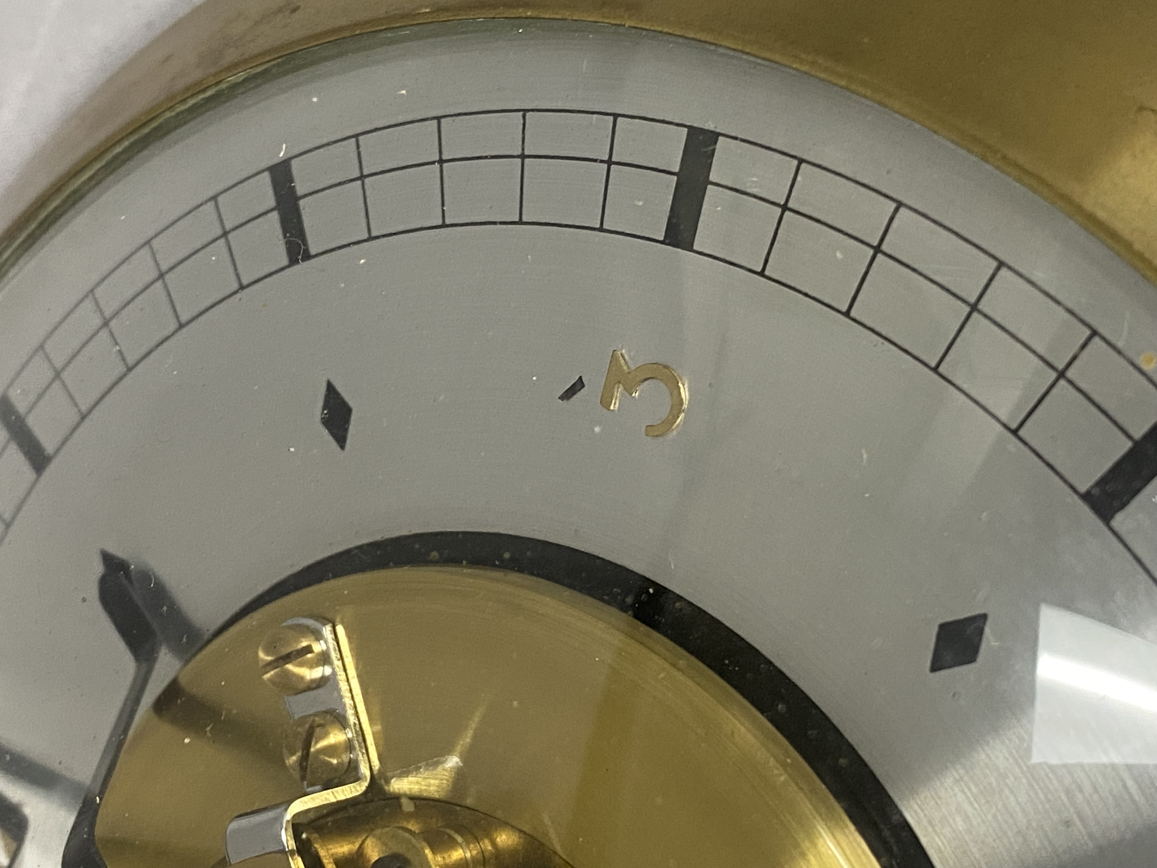 Mid Century German Lachman & Co Mechanical Clock