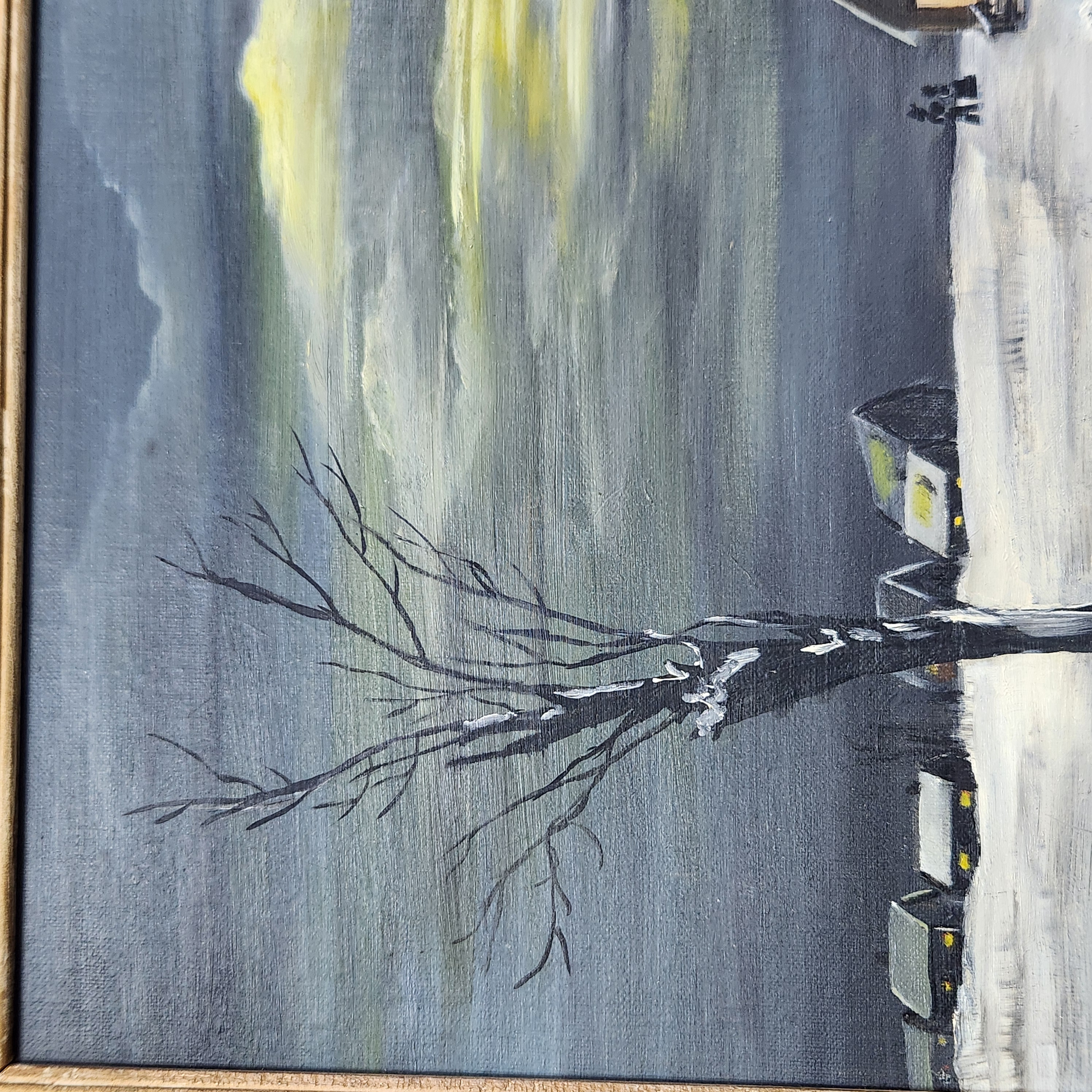 LaVonne McFate Amish Church Painting