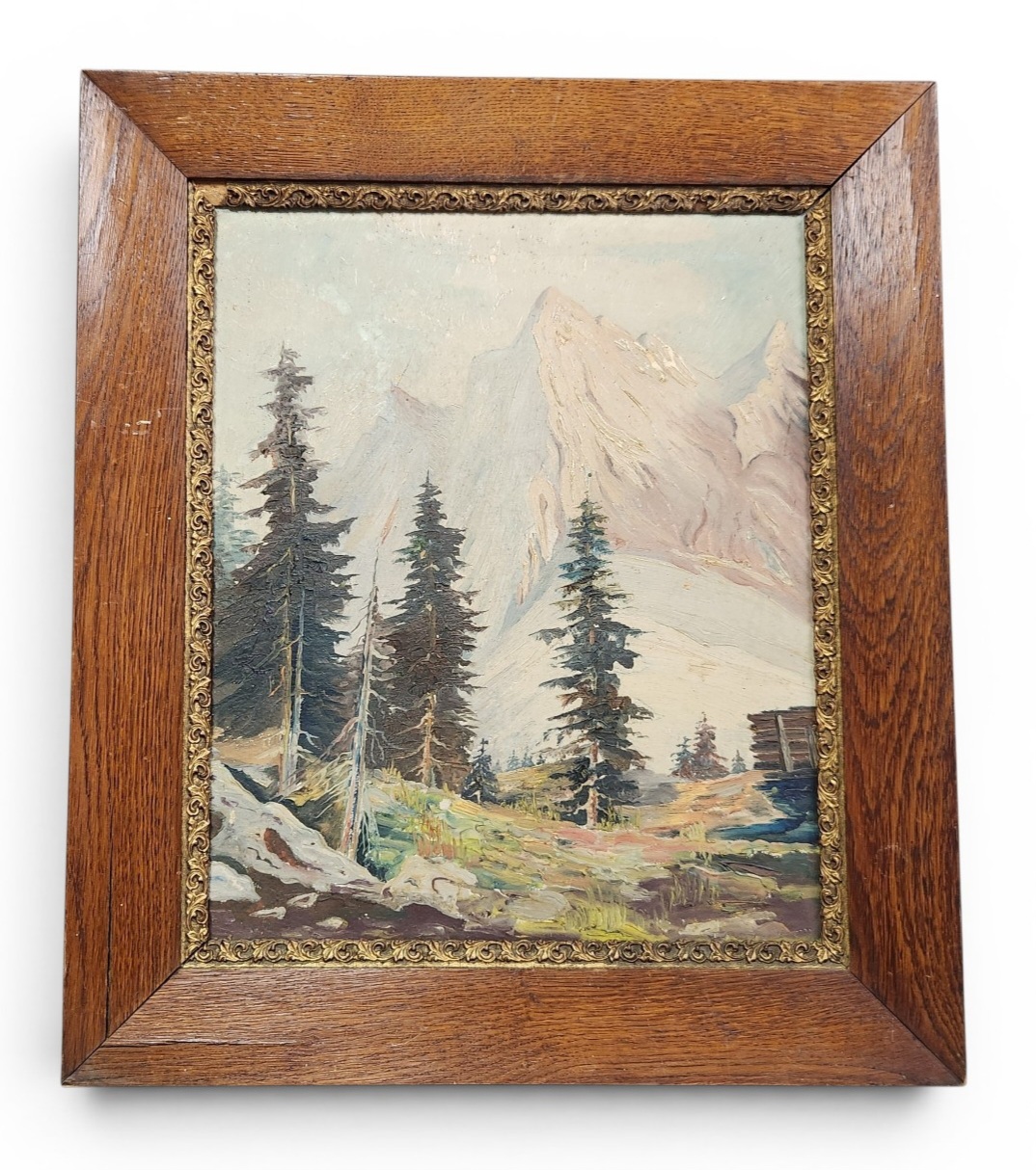 Impressionist Style Alpine Landscape