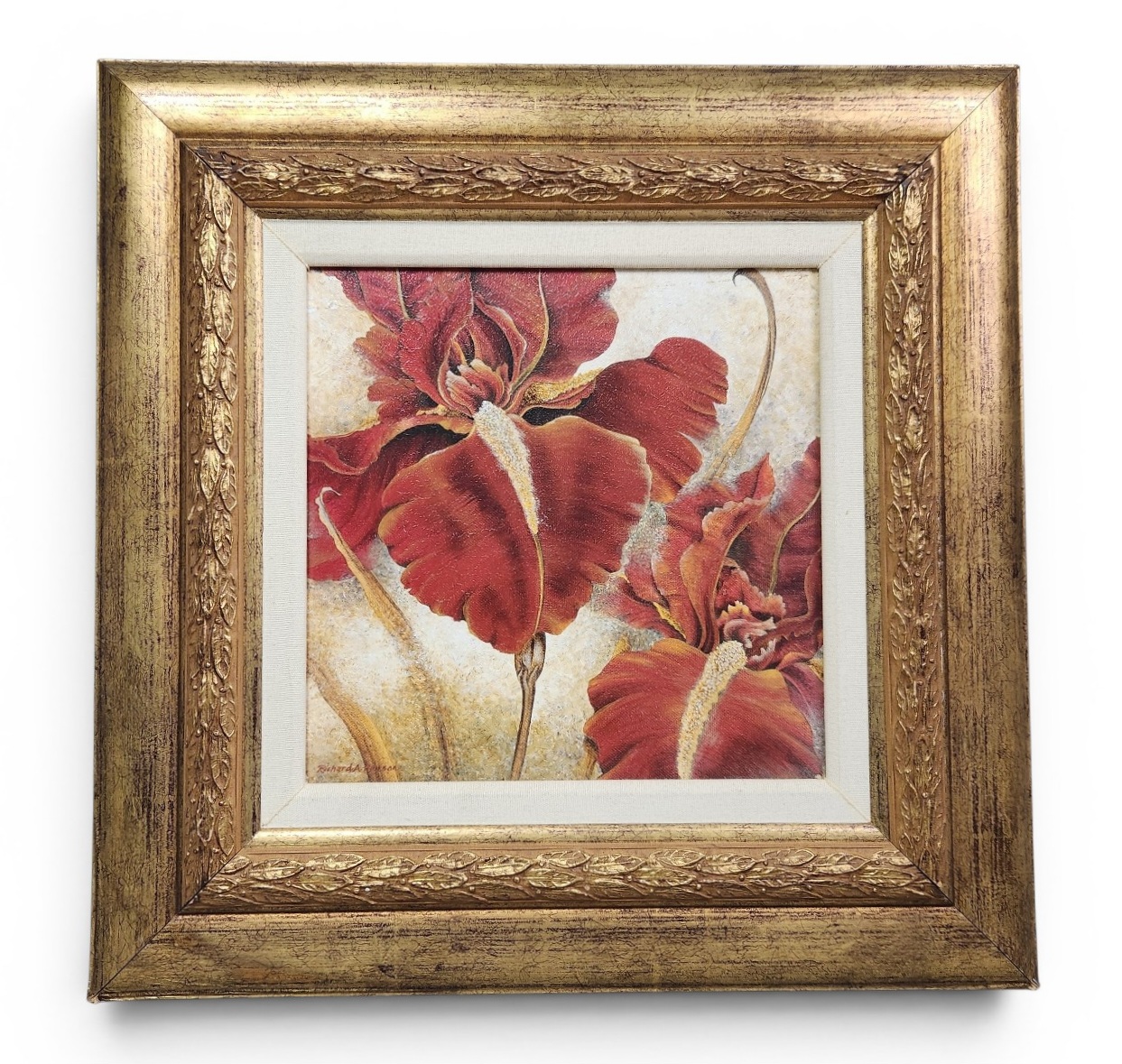 Richard A. Henson Red Iris Print