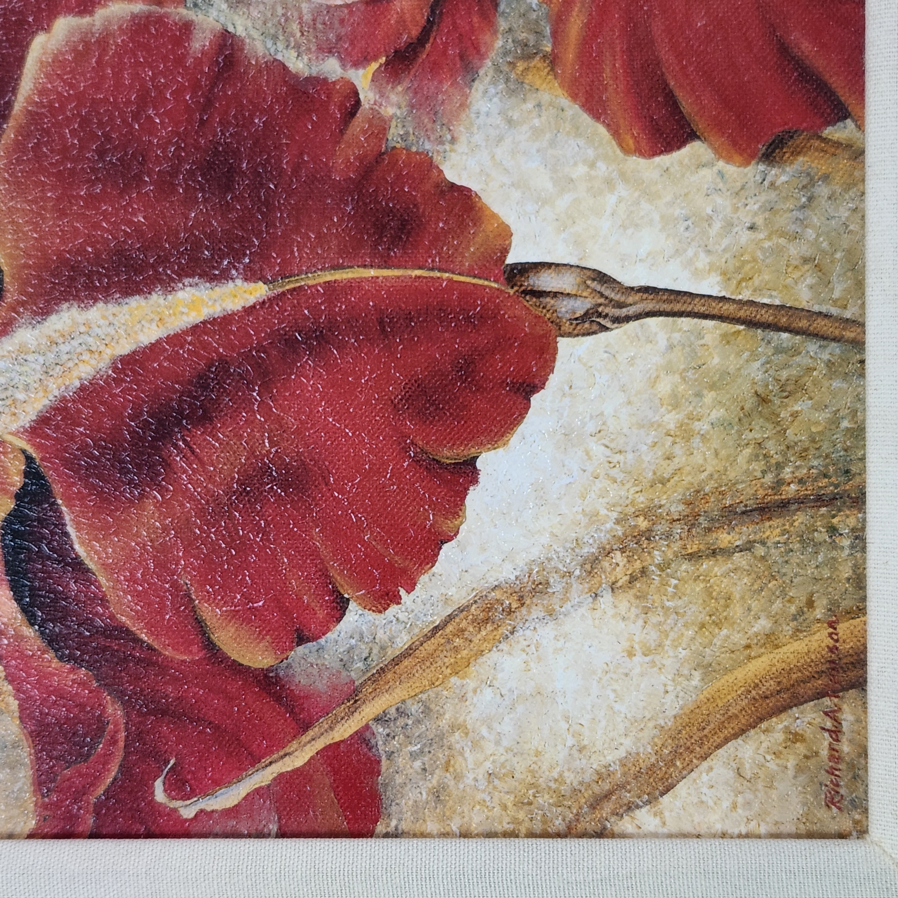 Richard A. Henson Red Iris Print