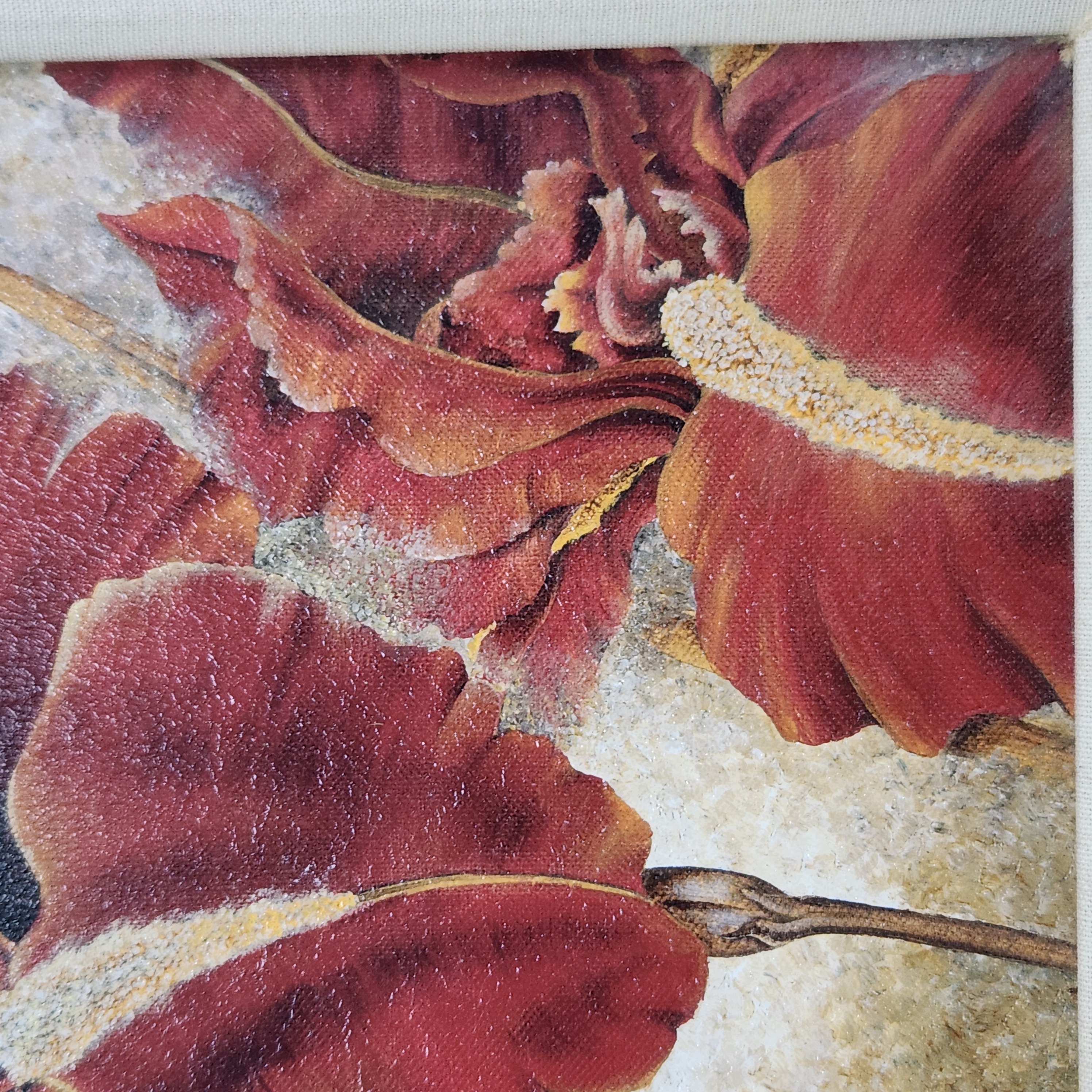 Richard A. Henson Red Iris Print