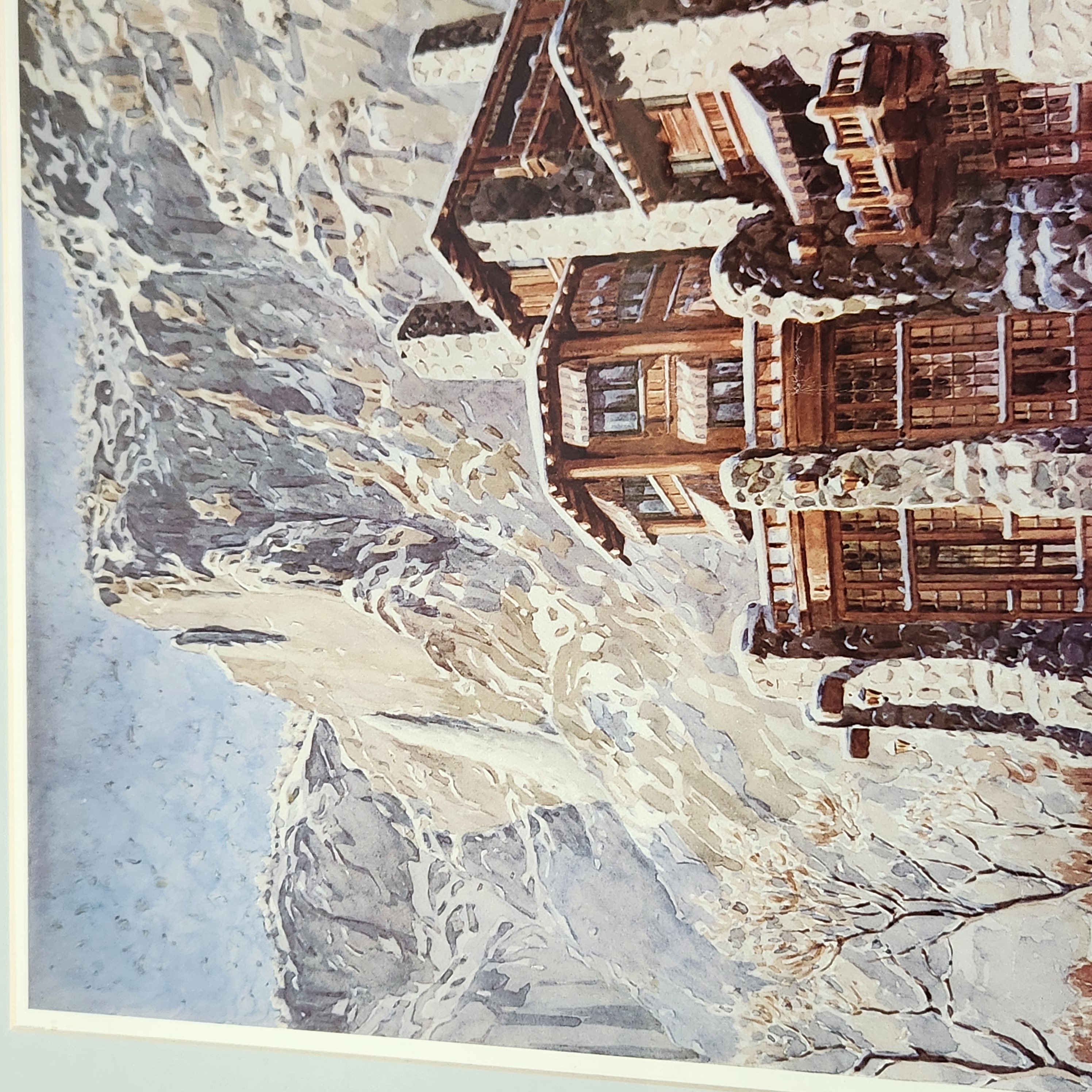 Gunnar Widforss Ahwahnee Hotel Print