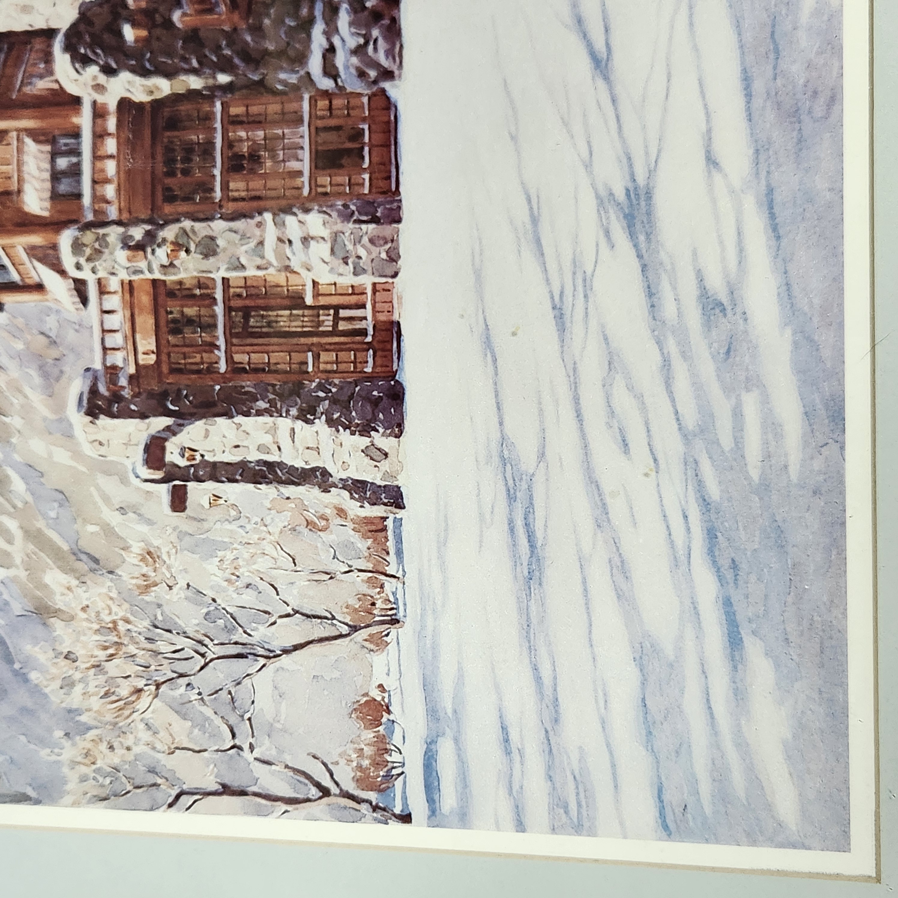Gunnar Widforss Ahwahnee Hotel Print