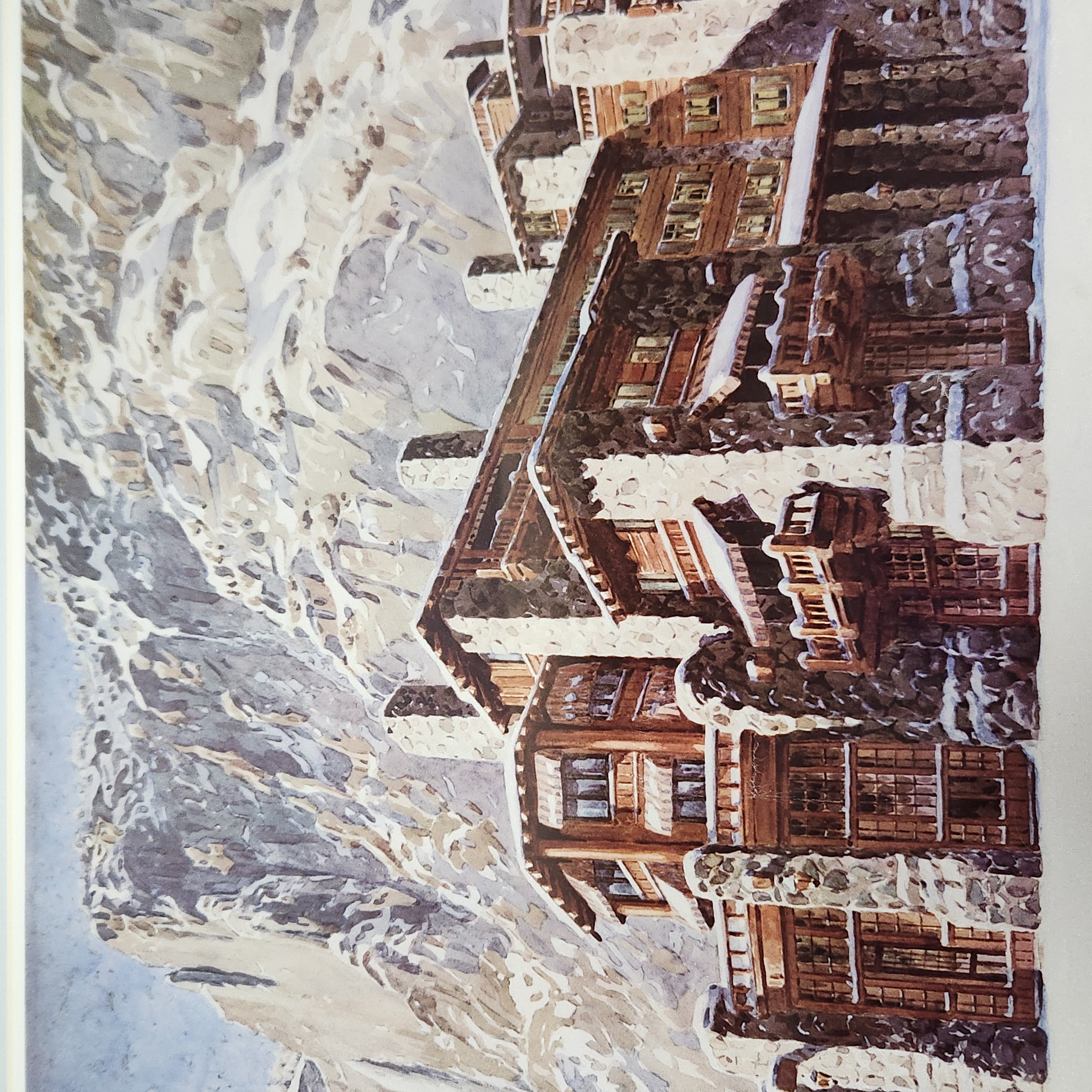 Gunnar Widforss Ahwahnee Hotel Print