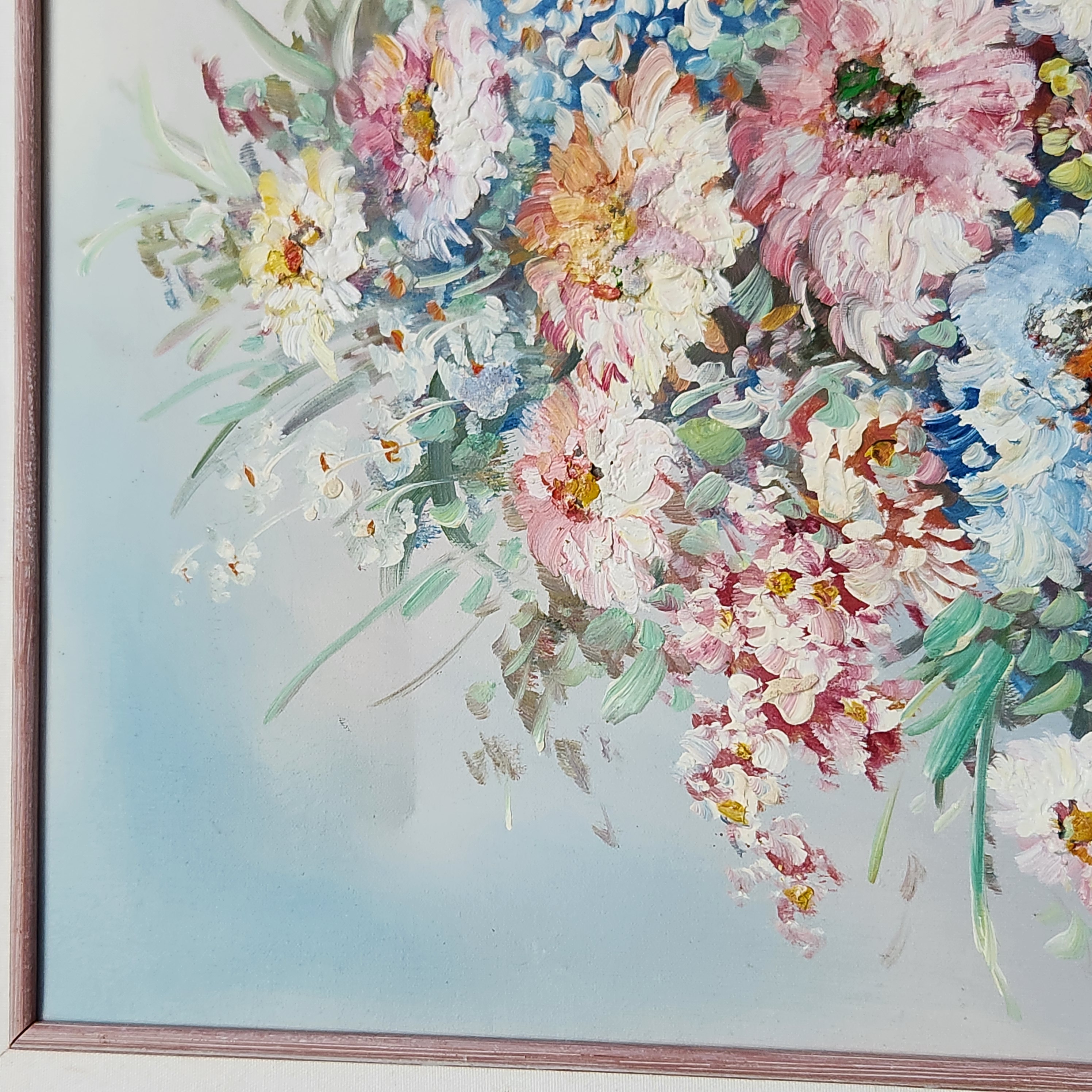 Impressionistic Still Life Oil on Canvas