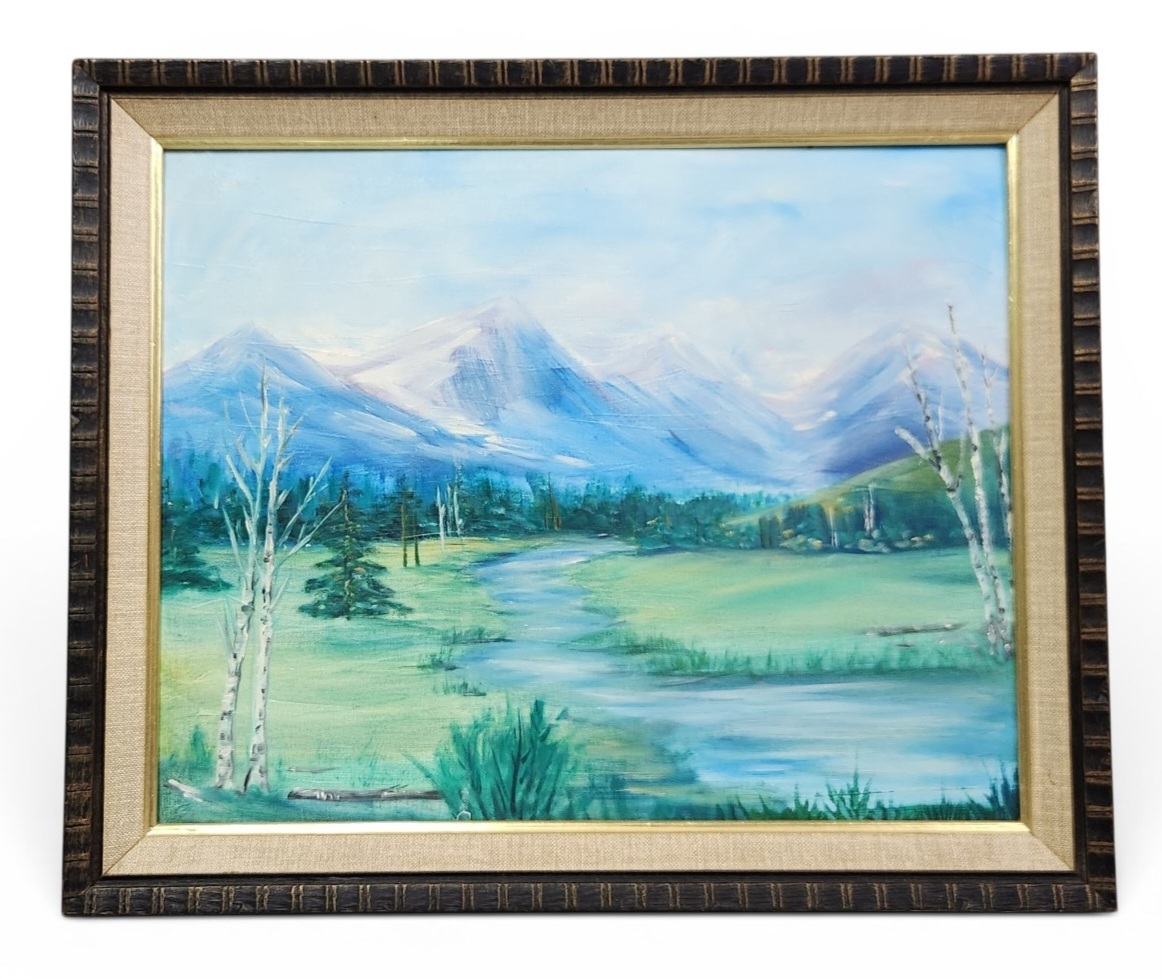 Annabelle Gibbs Colorful Colorado Oil on Canvas