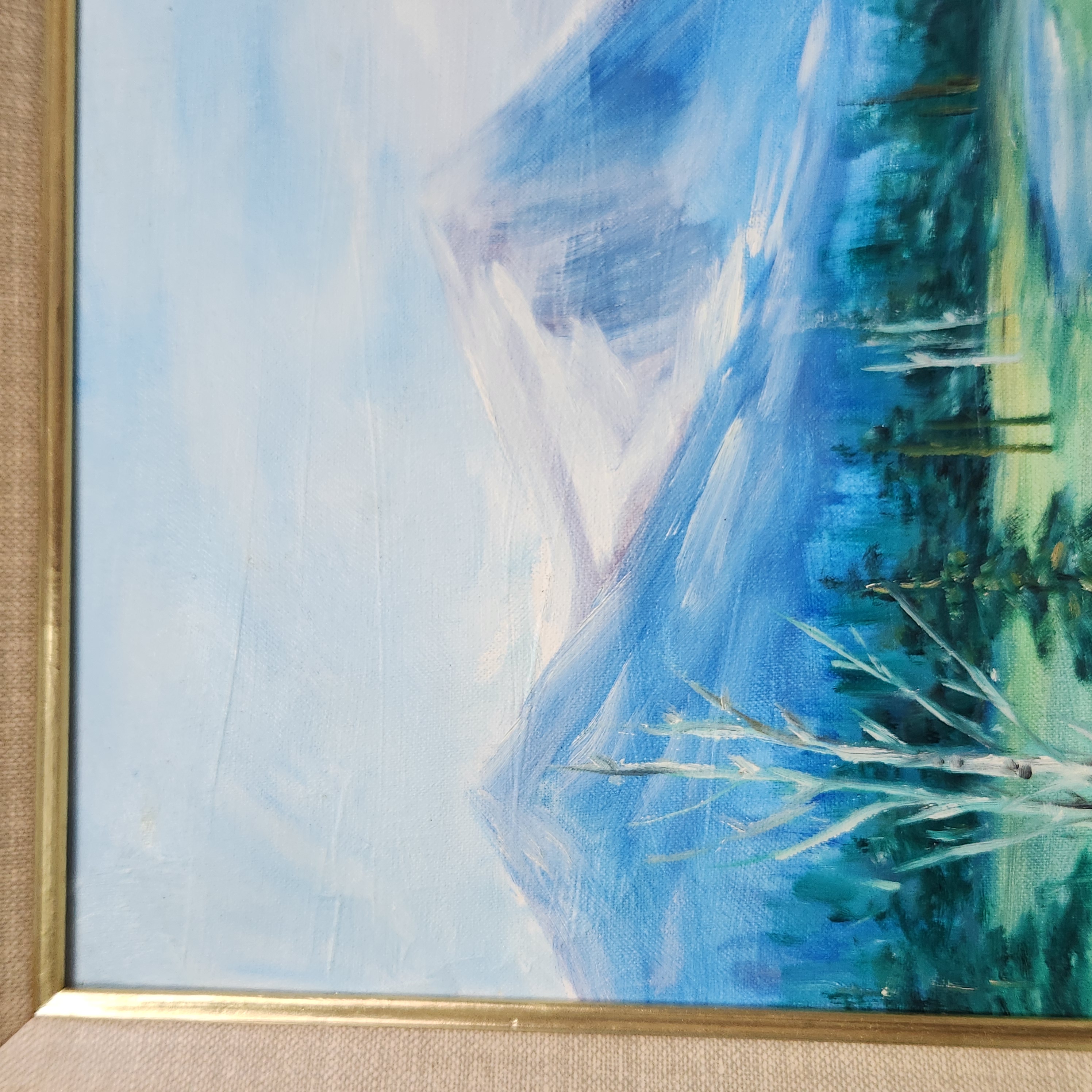 Annabelle Gibbs Colorful Colorado Oil on Canvas