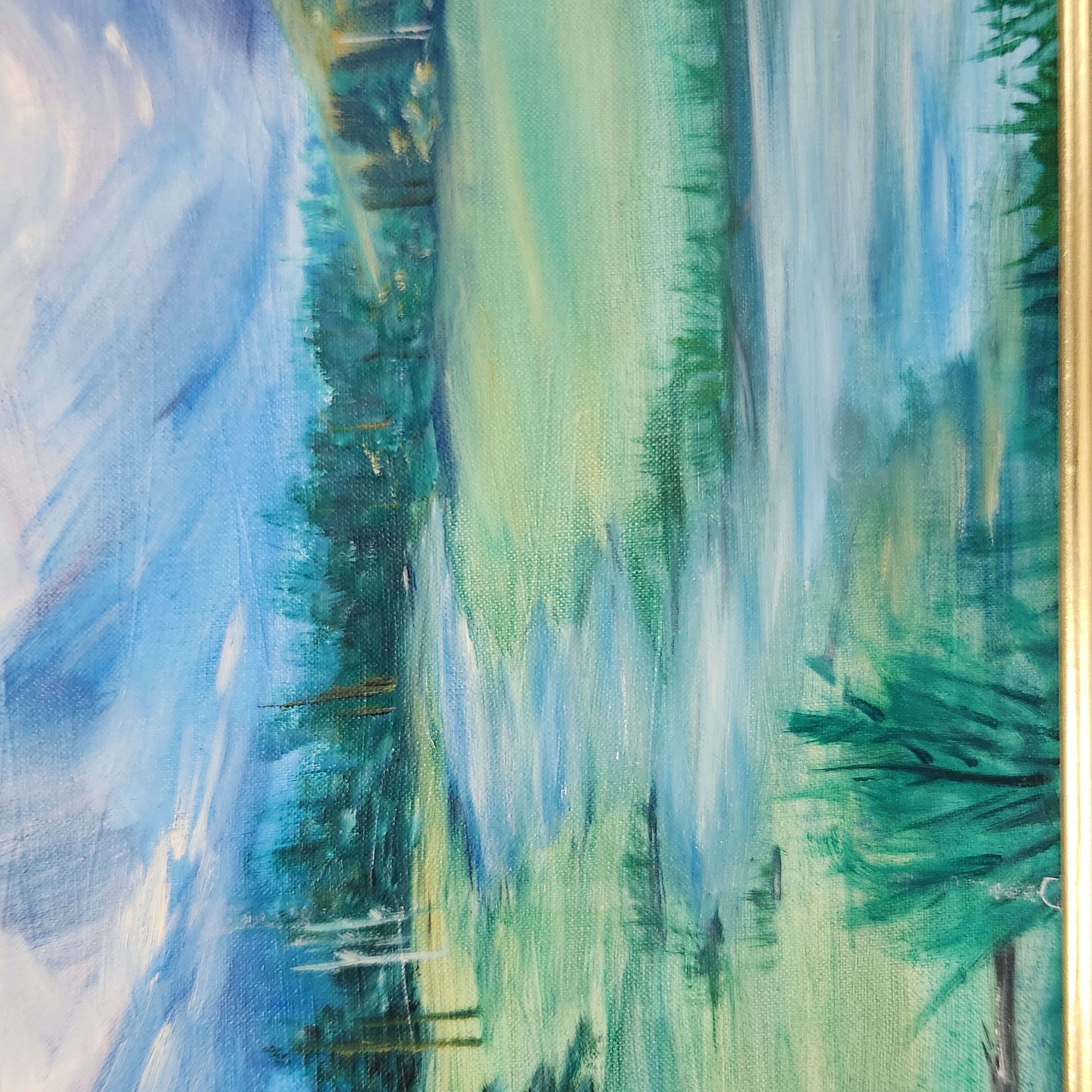 Annabelle Gibbs Colorful Colorado Oil on Canvas