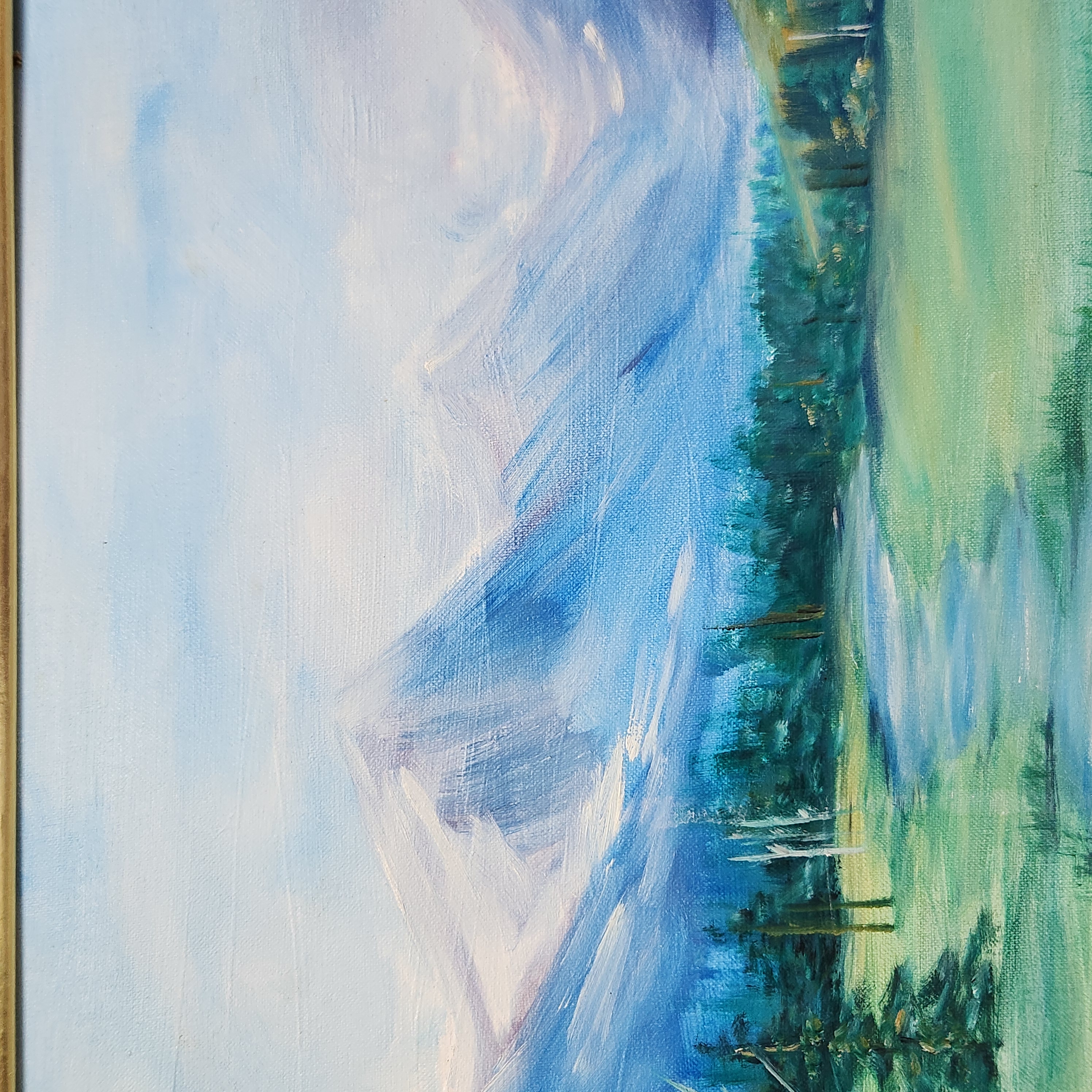Annabelle Gibbs Colorful Colorado Oil on Canvas