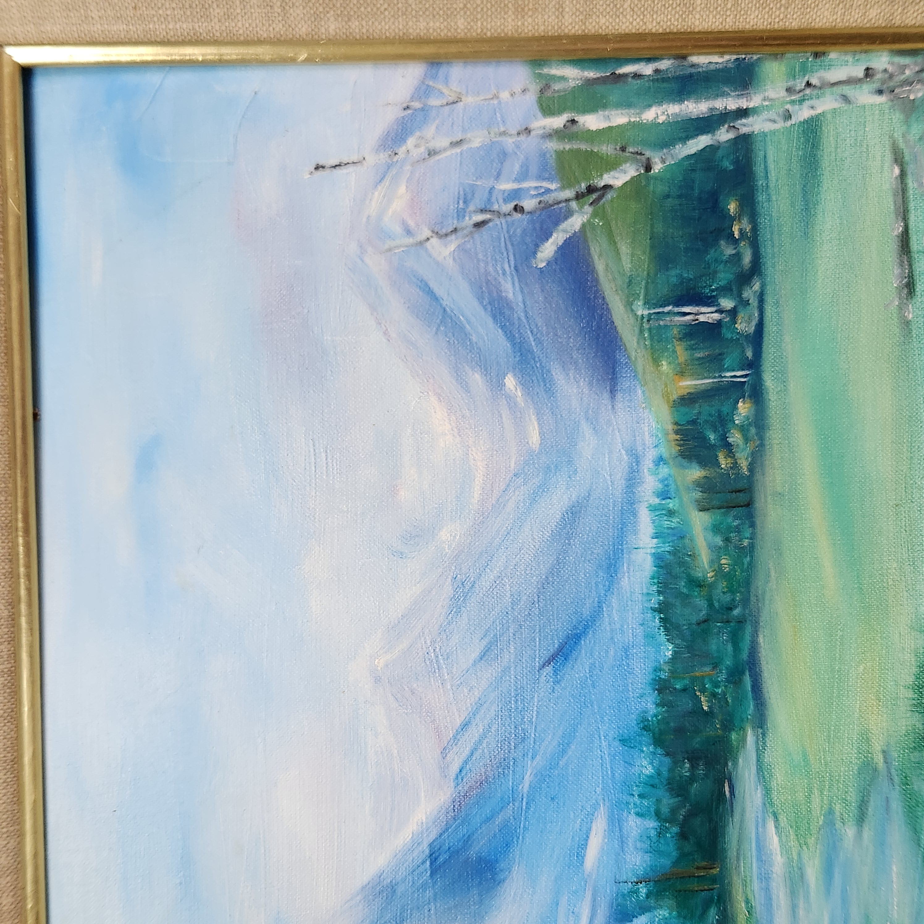 Annabelle Gibbs Colorful Colorado Oil on Canvas