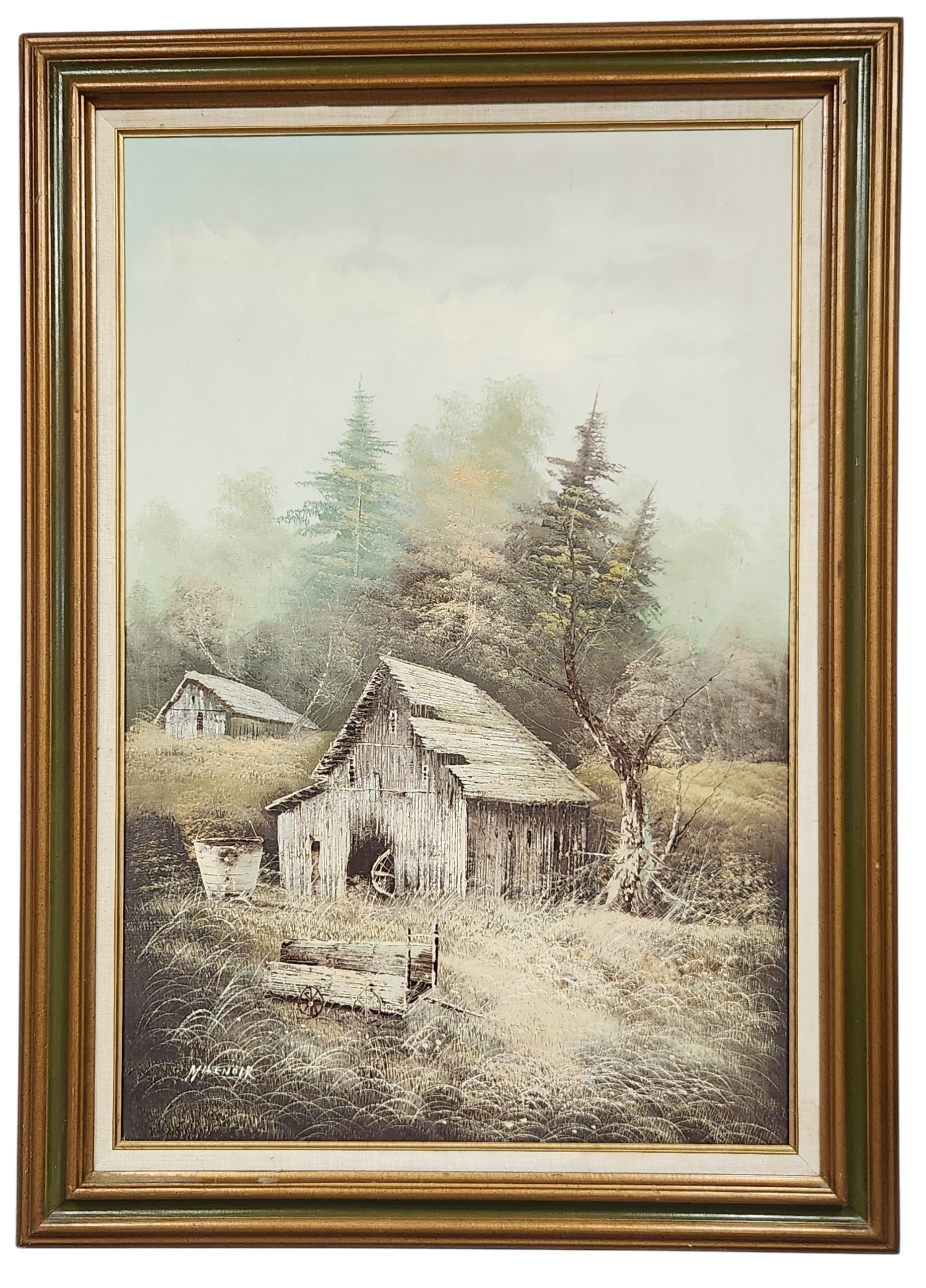 Signed Oil on Canvas Landscape
