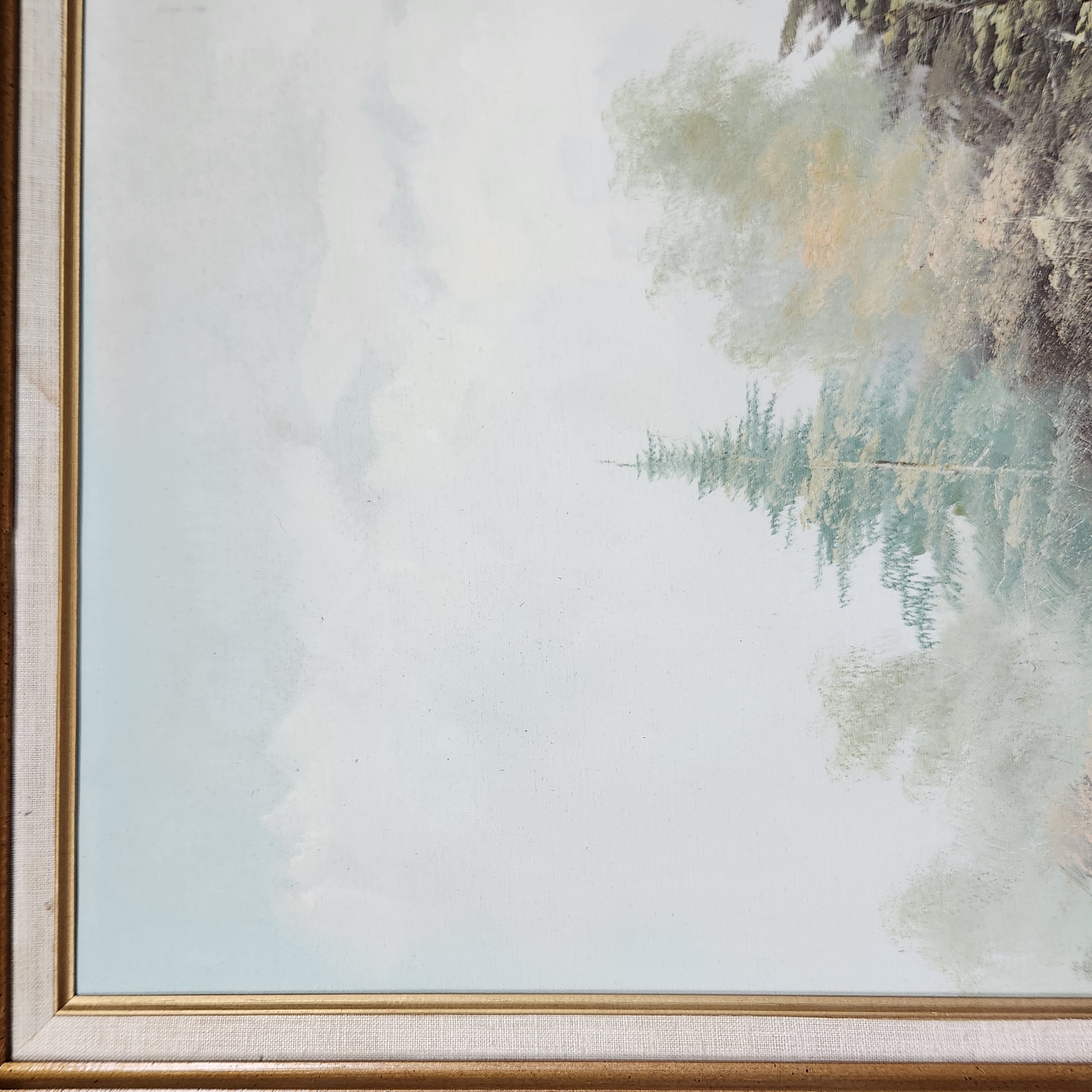 Signed Oil on Canvas Landscape