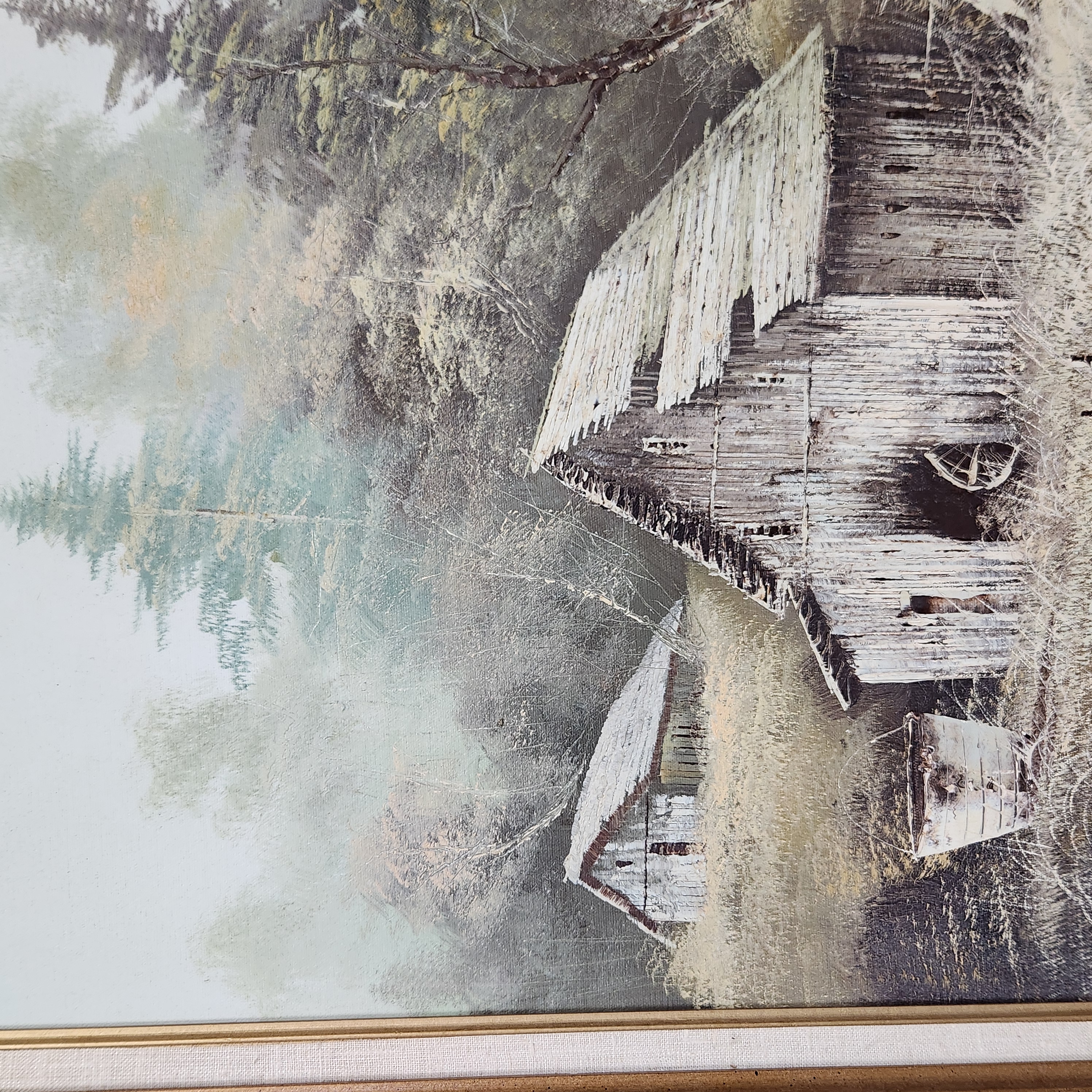 Signed Oil on Canvas Landscape