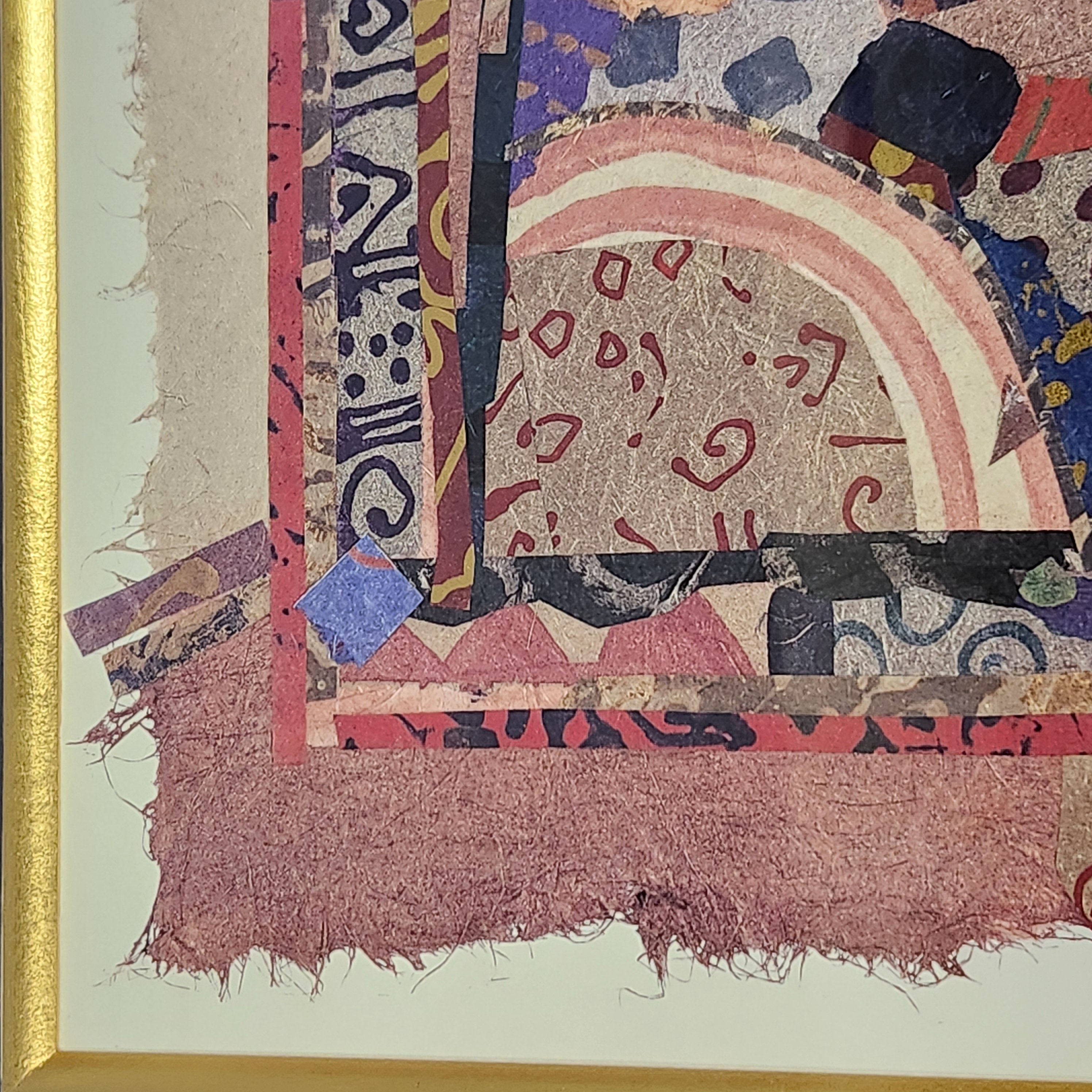 Diane Van Hall Abstract Lithograph
