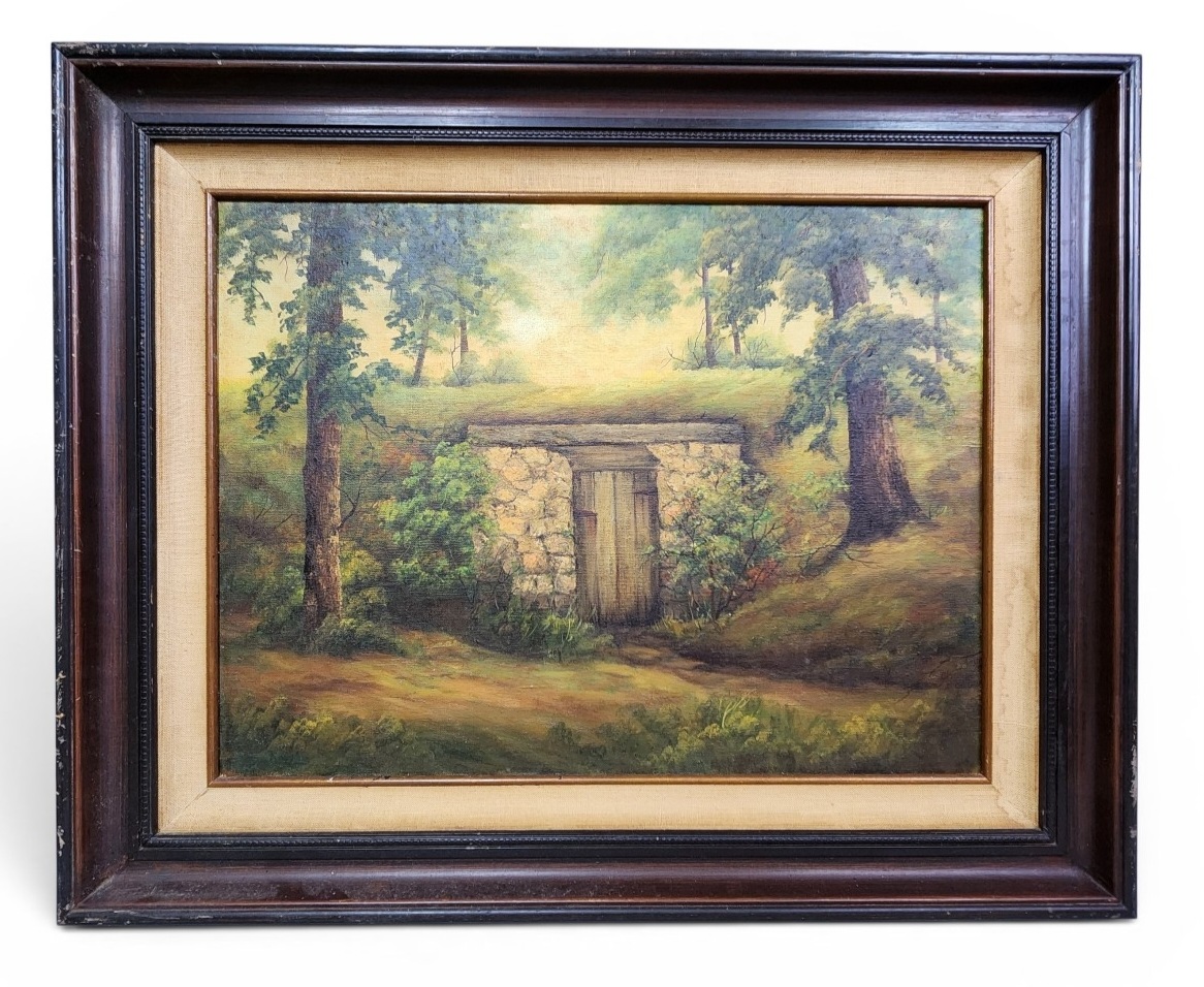 20th Century Oil on Canvas Landscape