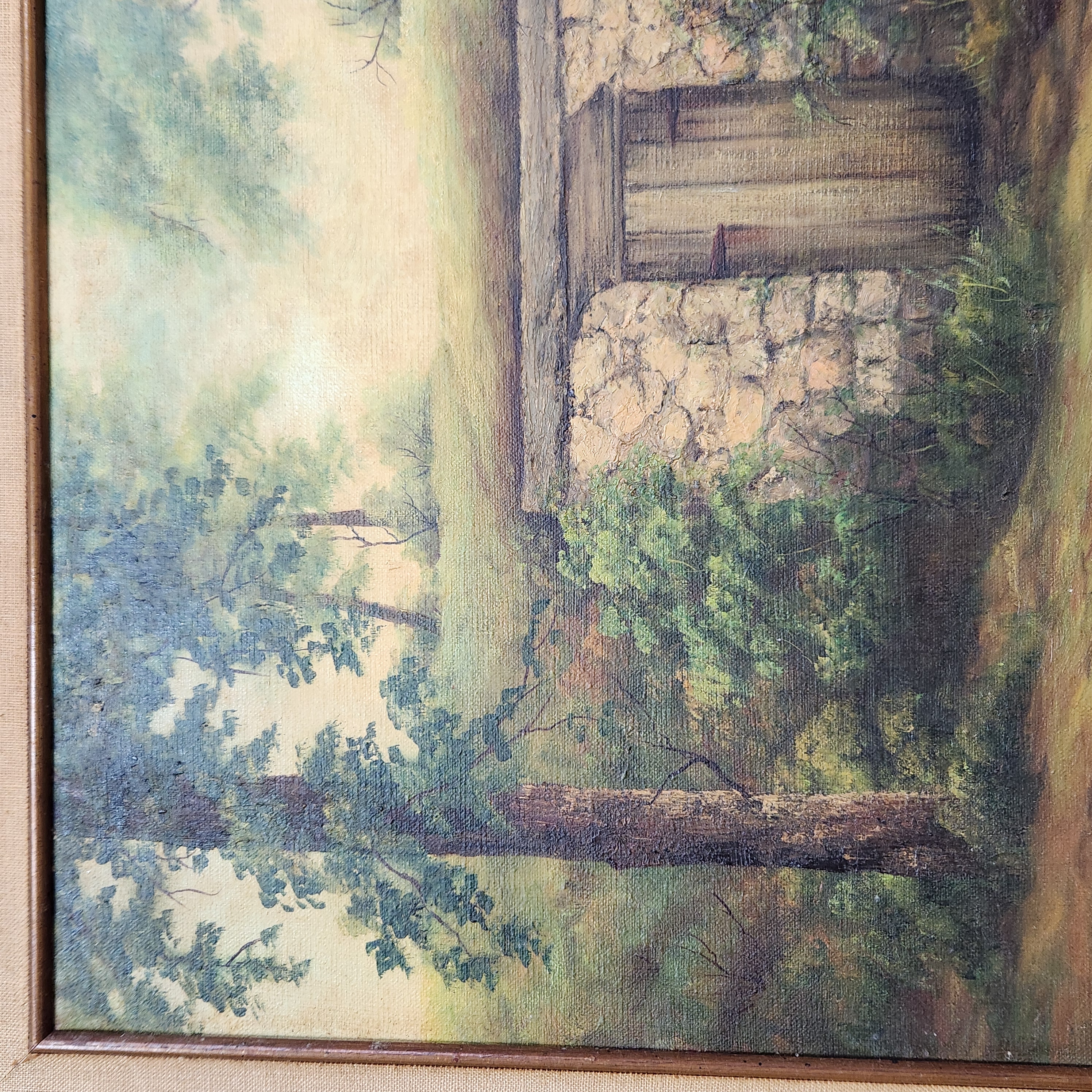 20th Century Oil on Canvas Landscape