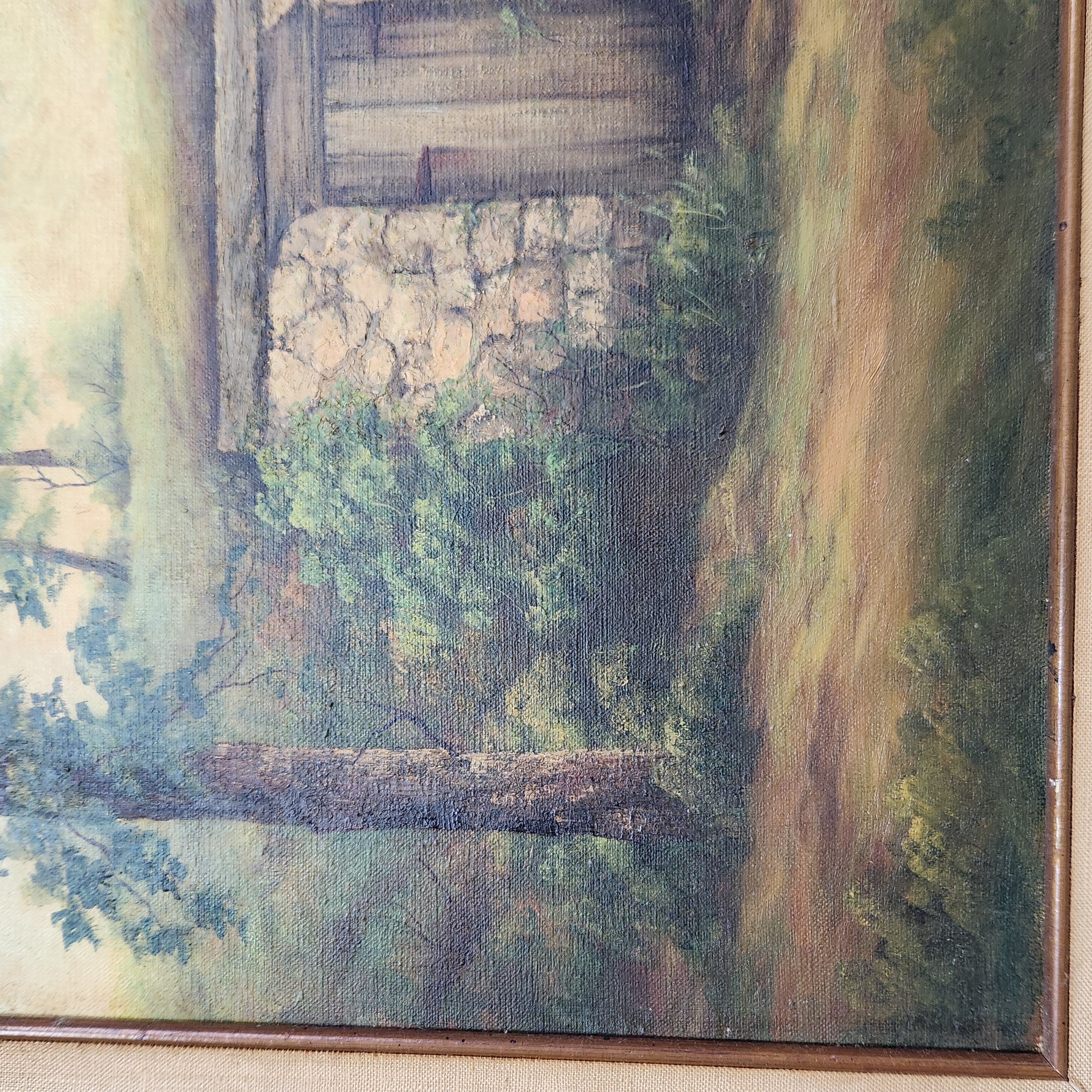 20th Century Oil on Canvas Landscape