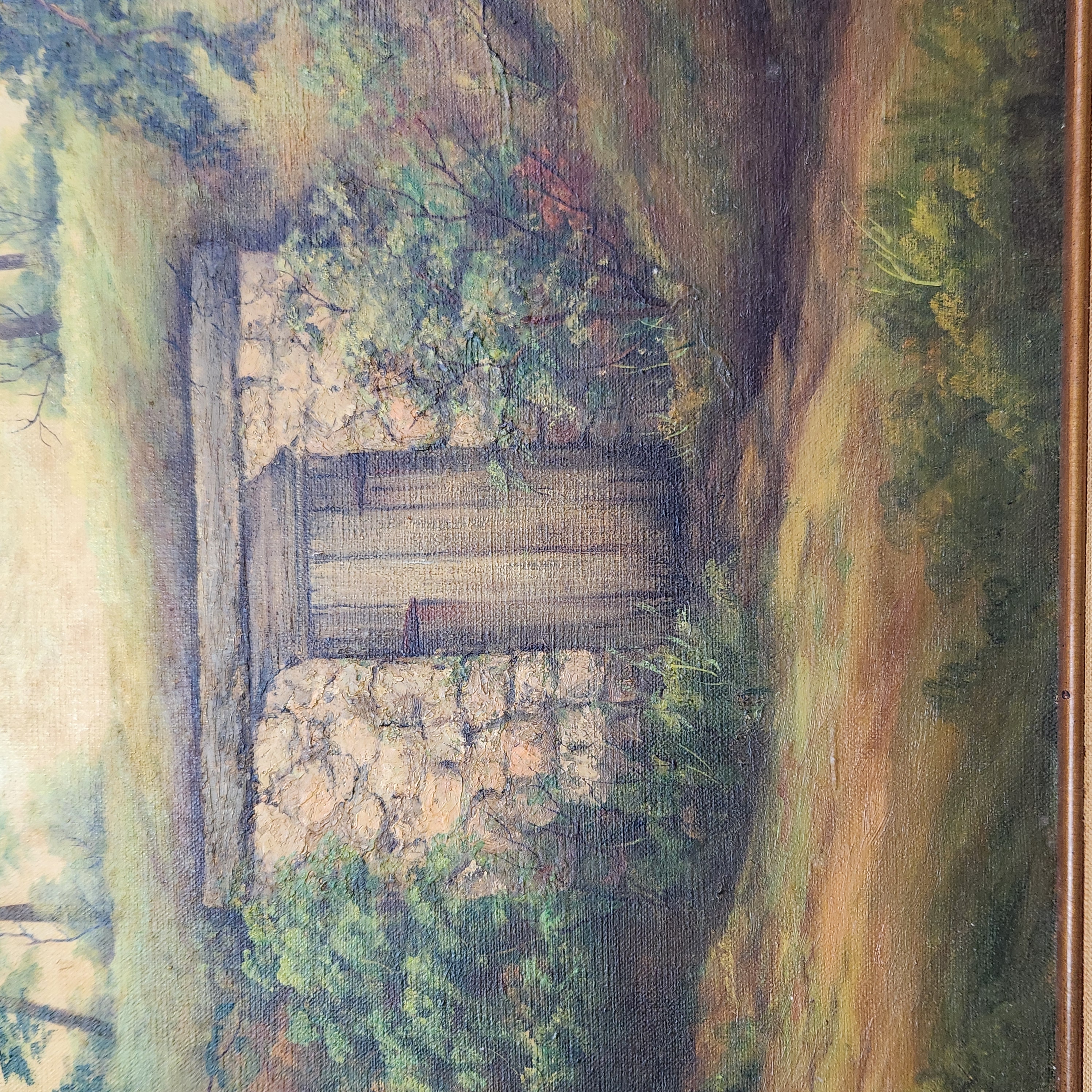 20th Century Oil on Canvas Landscape