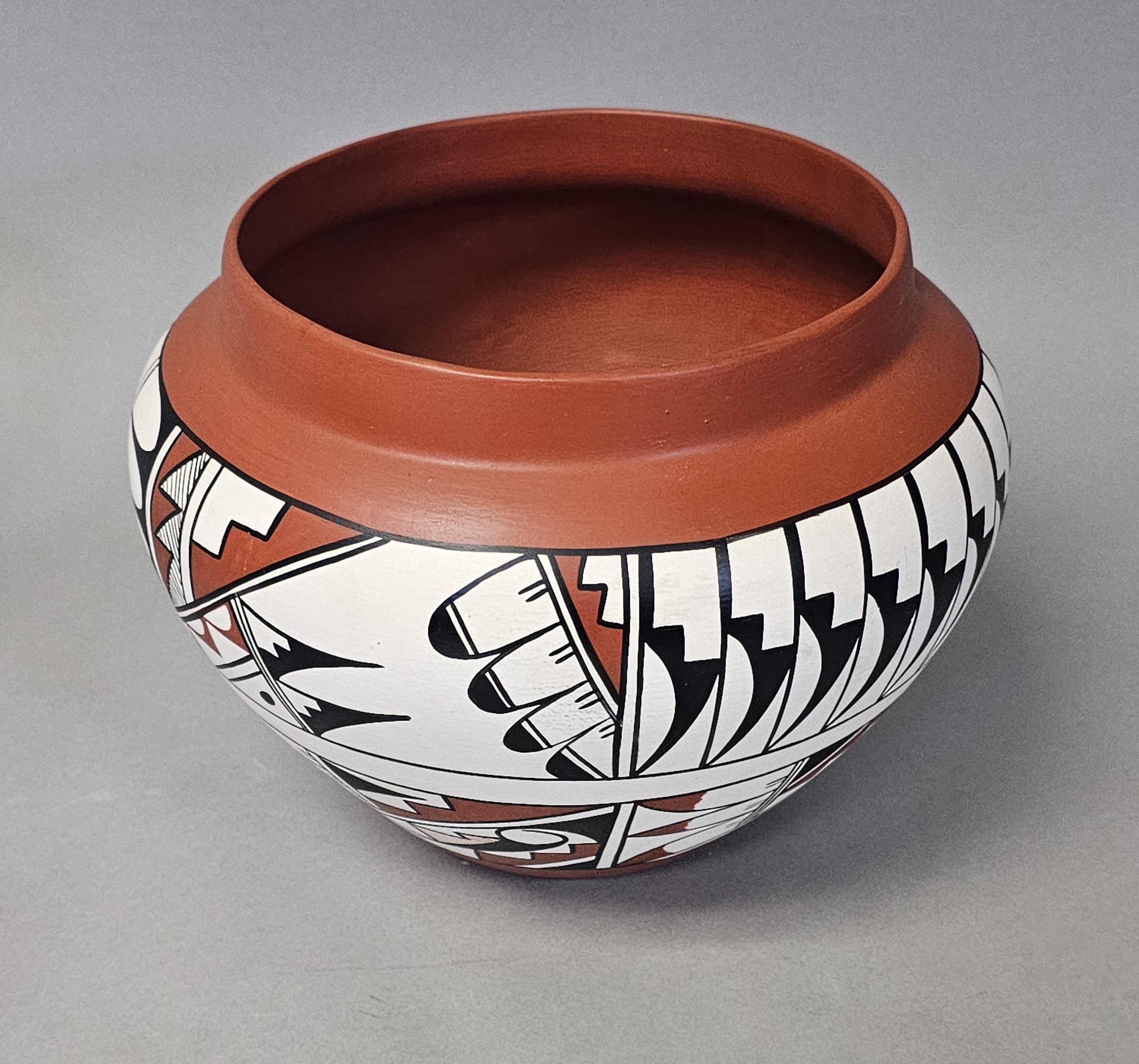 Jemez Pueblo Polychrome Pottery Jar