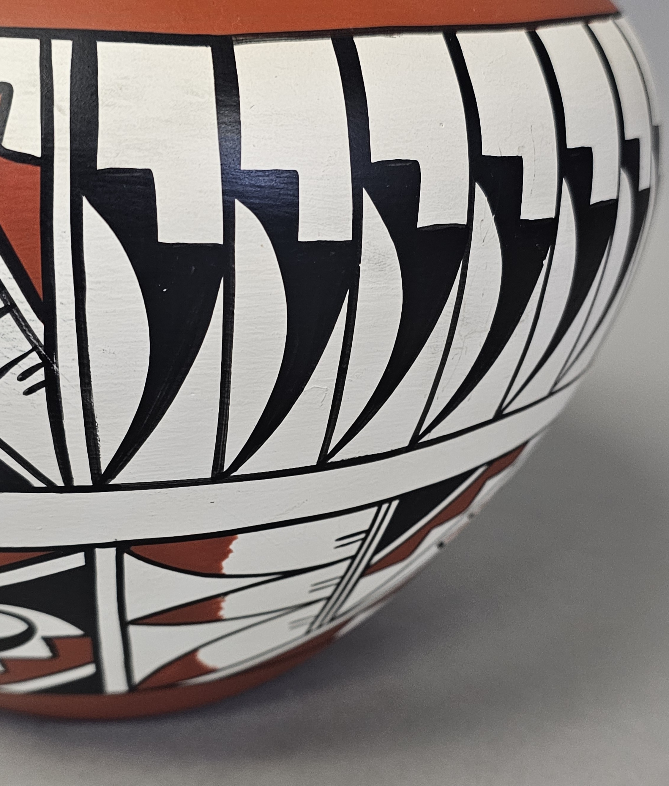Jemez Pueblo Polychrome Pottery Jar