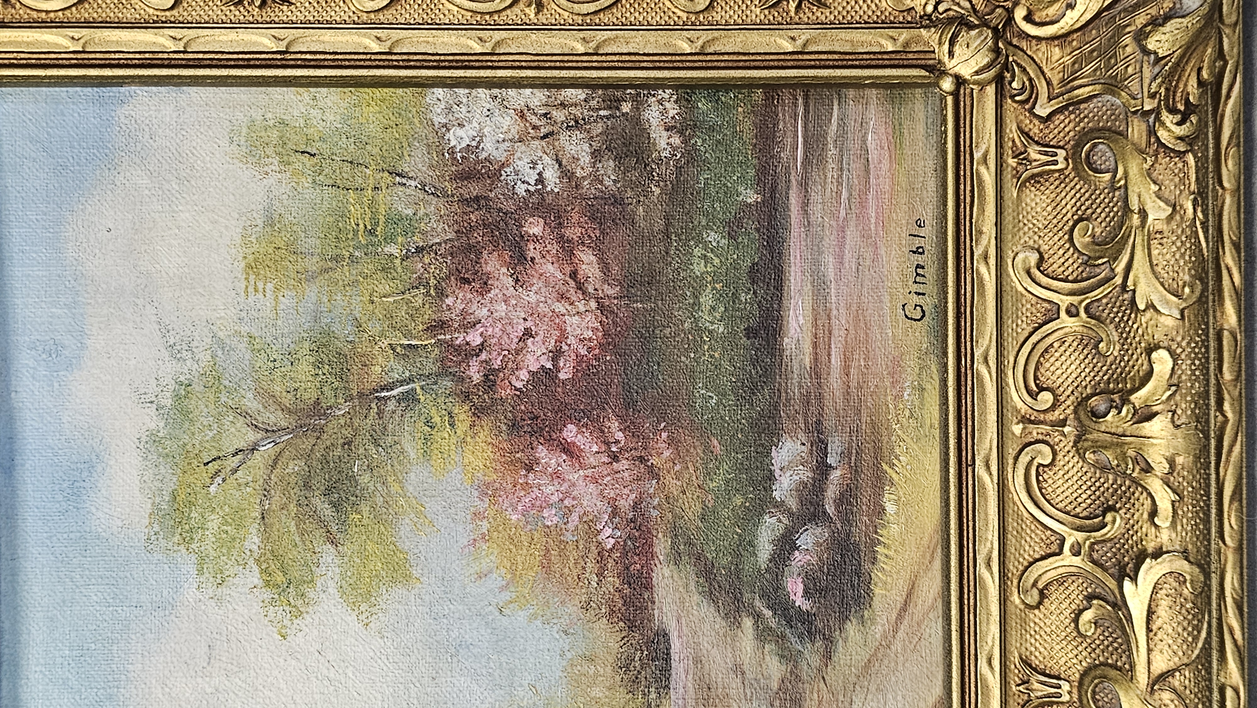 Gimble Spring Landscape Oil Painting