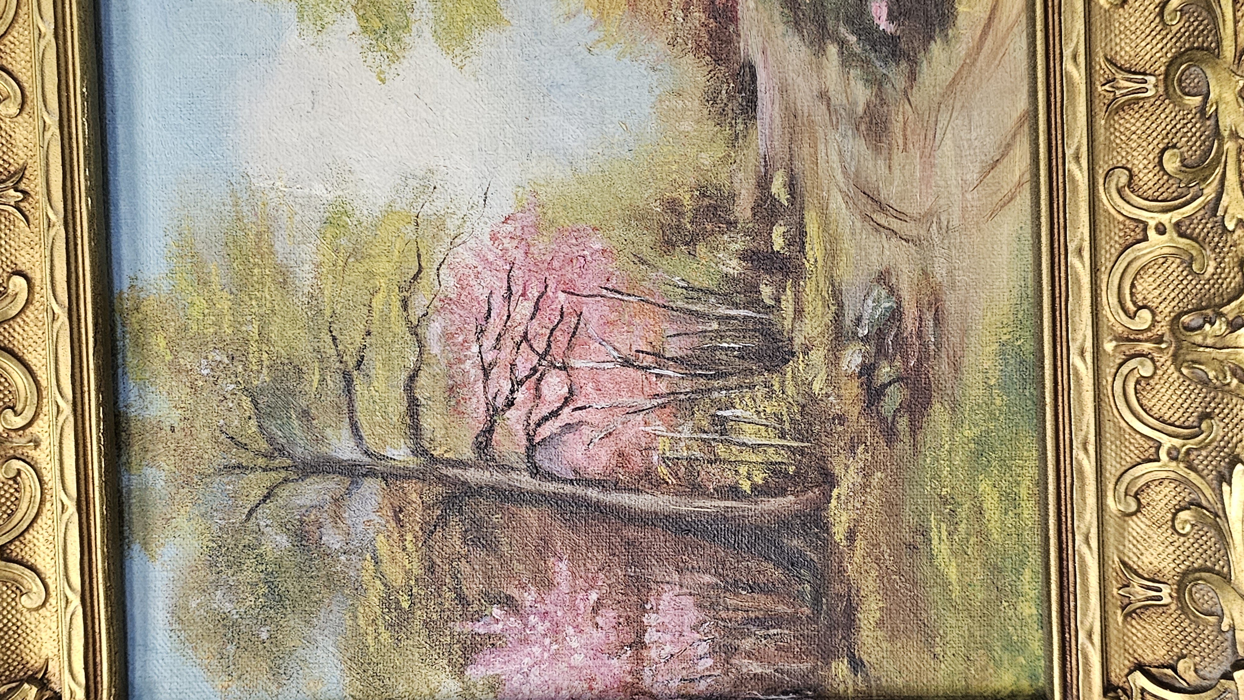 Gimble Spring Landscape Oil Painting