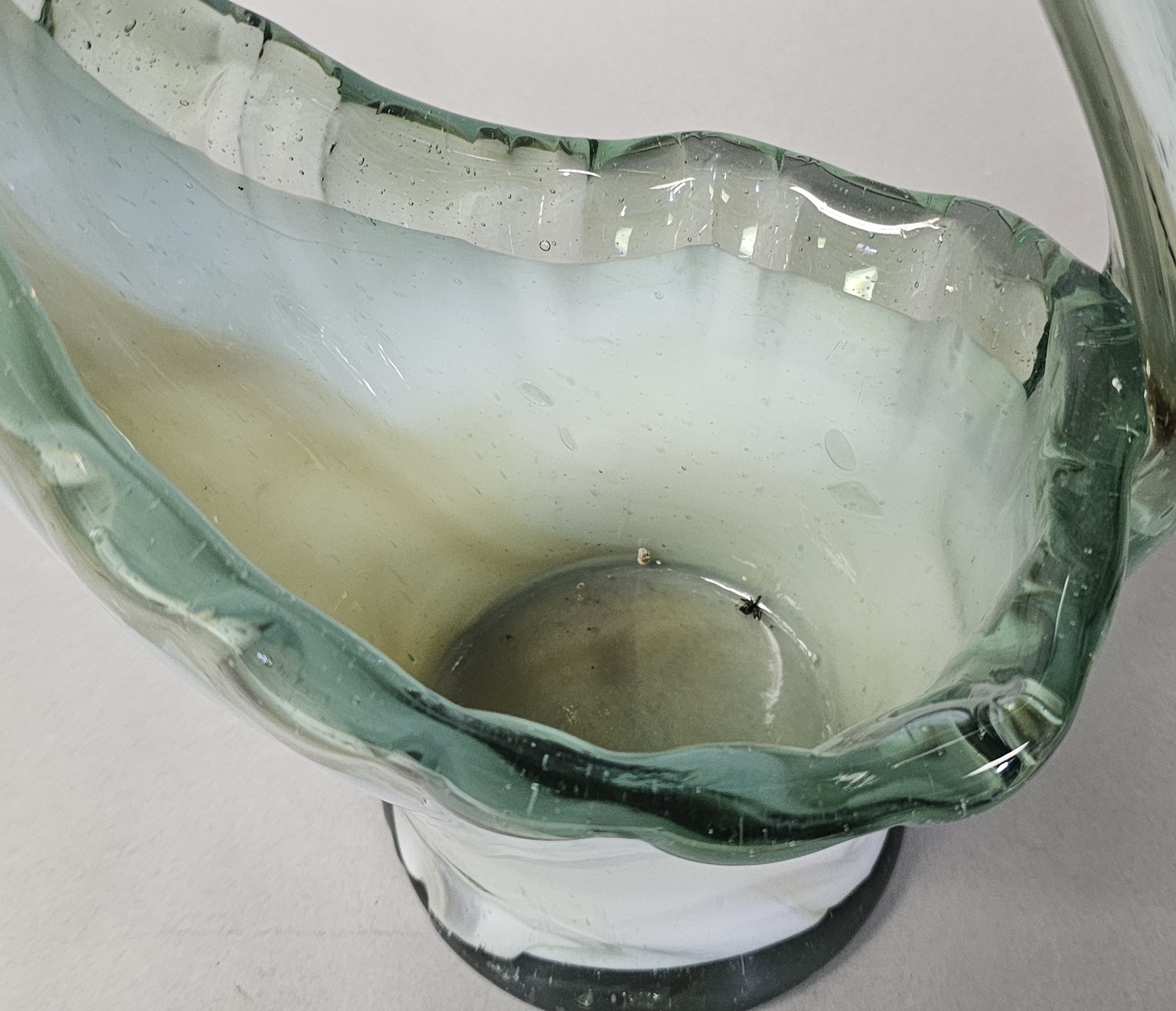 Large Murano Style Glass Swan