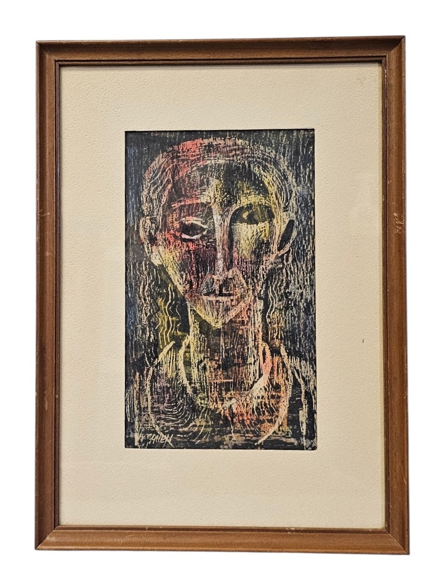 W. Allen 'Abstract Dual Portrait' (Signed)