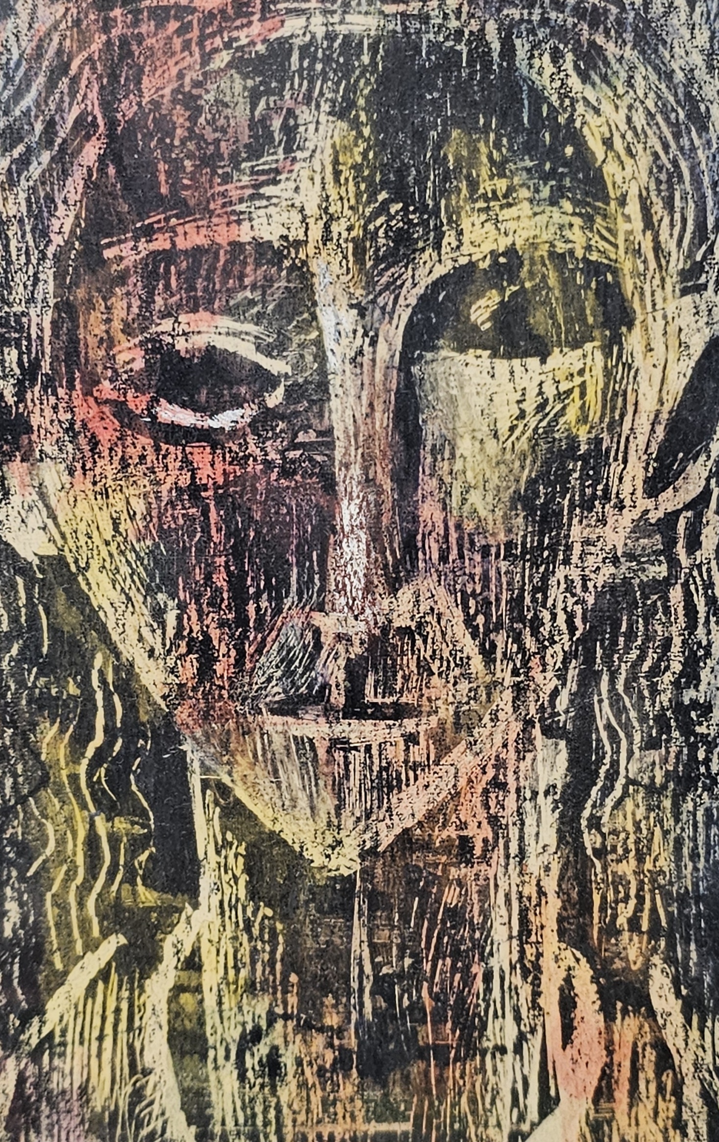 W. Allen 'Abstract Dual Portrait' (Signed)