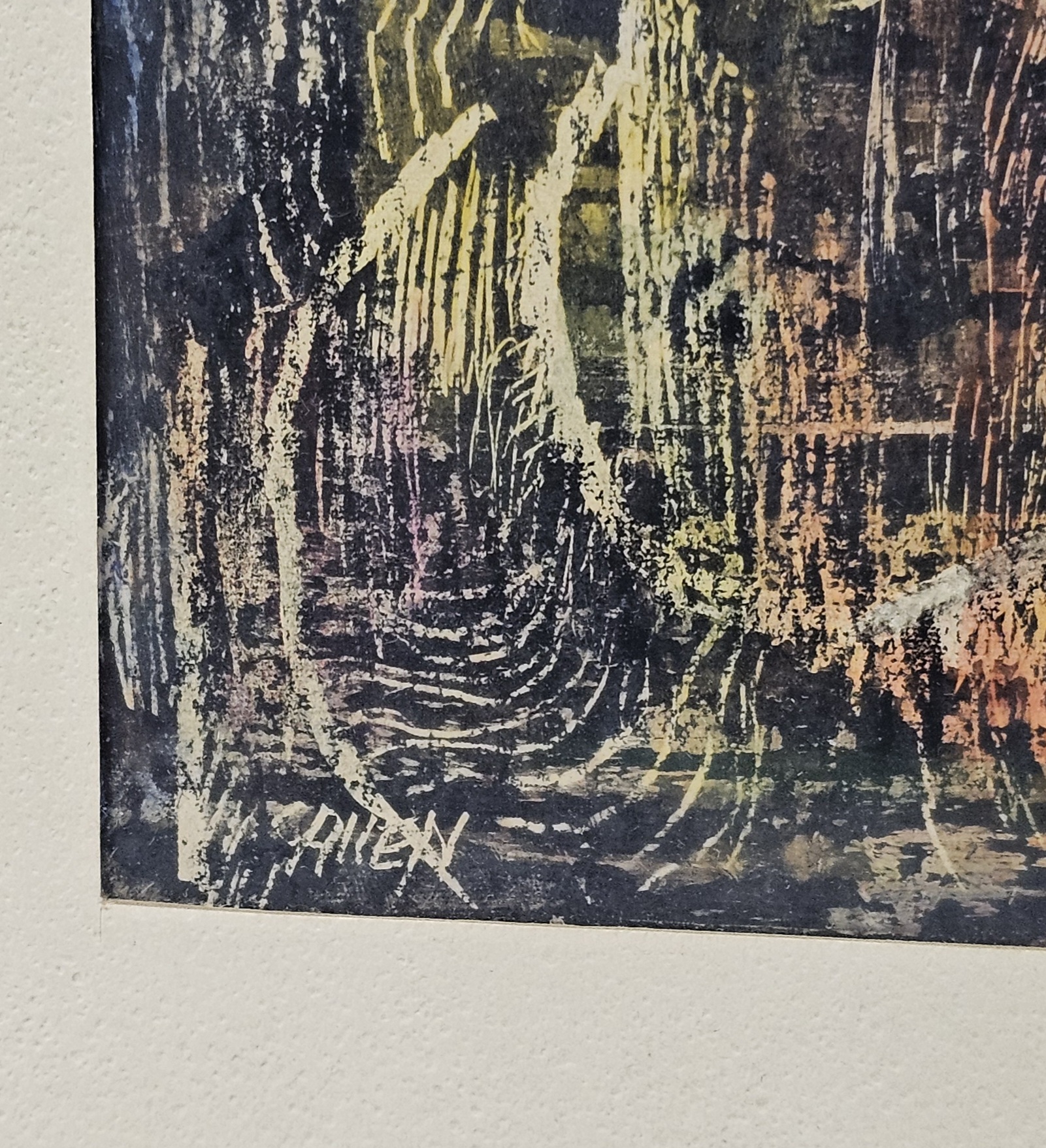 W. Allen 'Abstract Dual Portrait' (Signed)