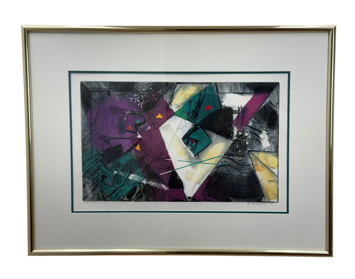 Dimitrov Dreamscape D # 34 Abstract Signed