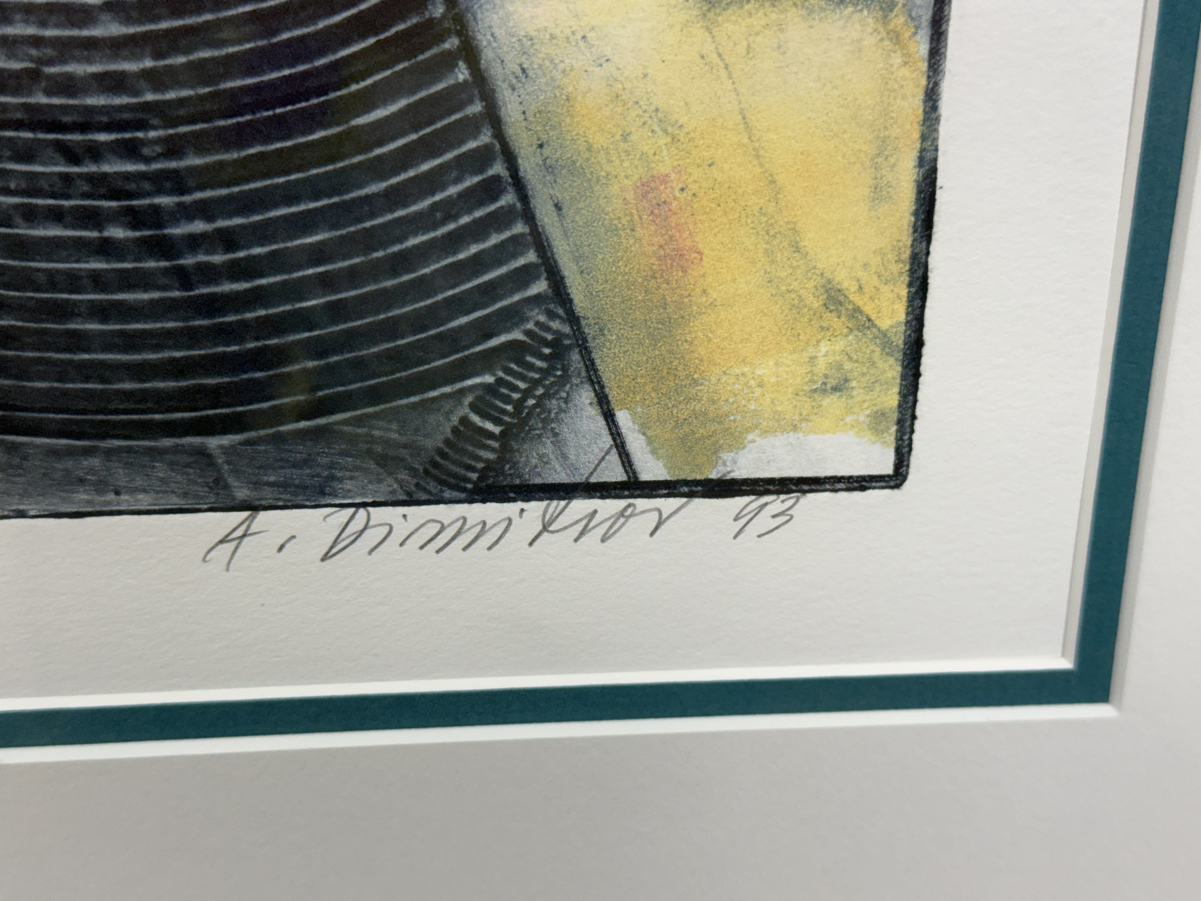 Dimitrov Dreamscape D # 34 Abstract Signed