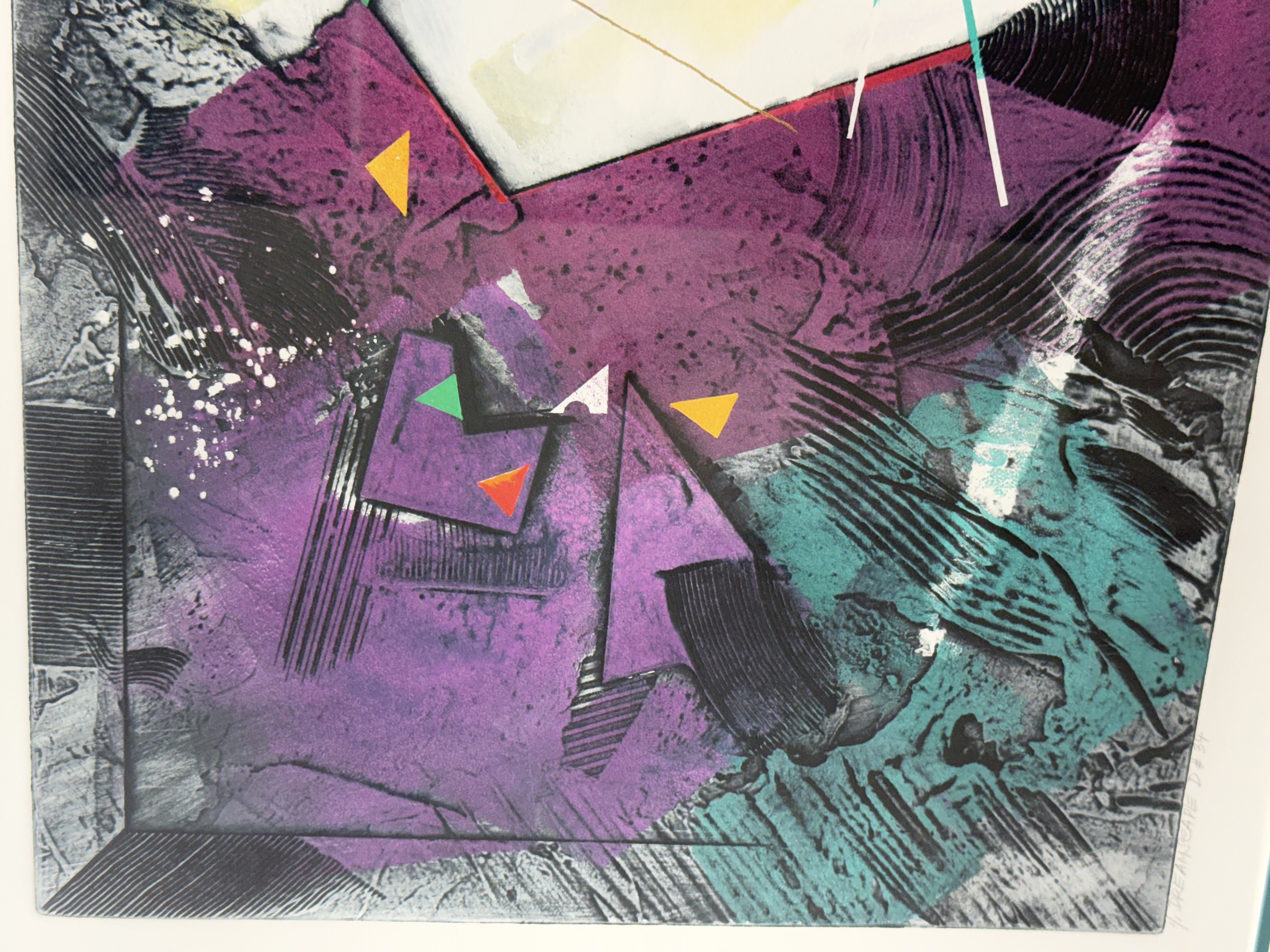 Dimitrov Dreamscape D # 34 Abstract Signed