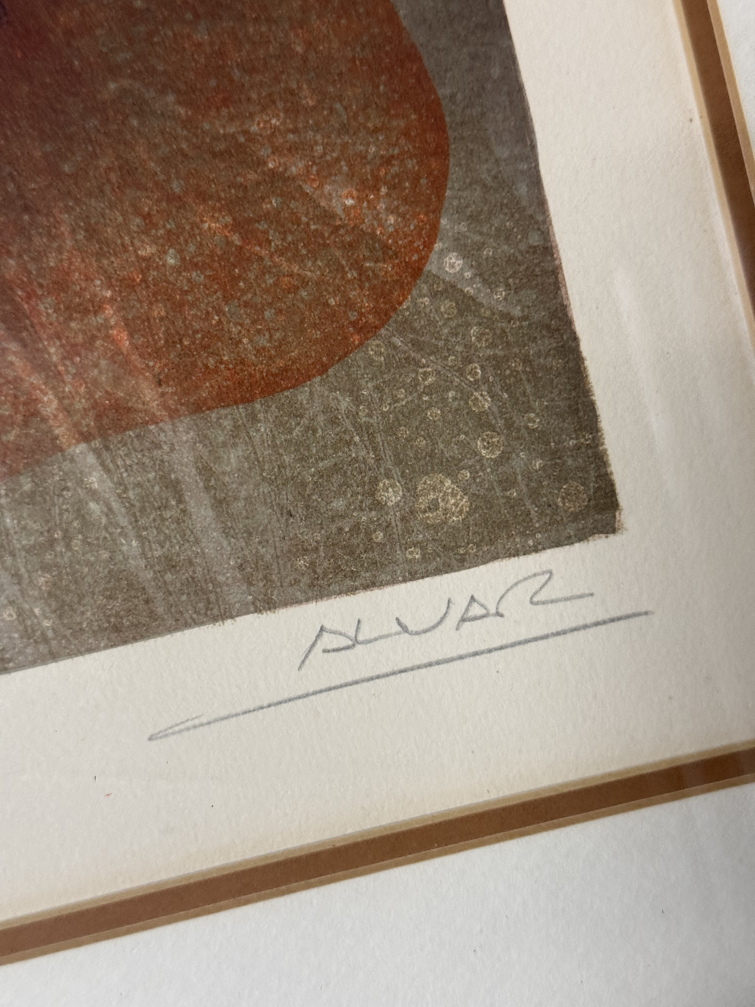 Alvar Sunol Signed Color Lithograph