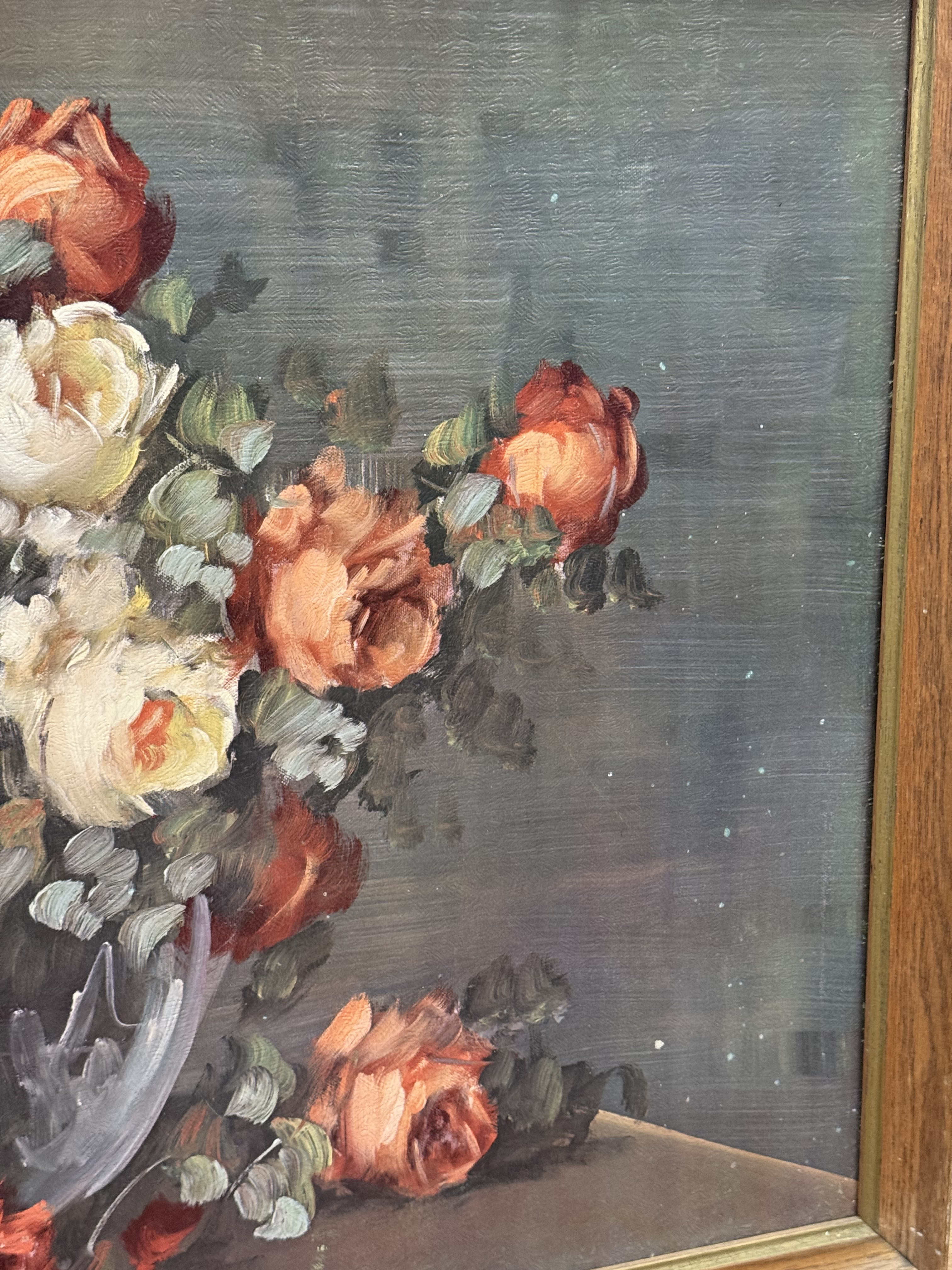 Smith, Large Floral Still Life Oil
