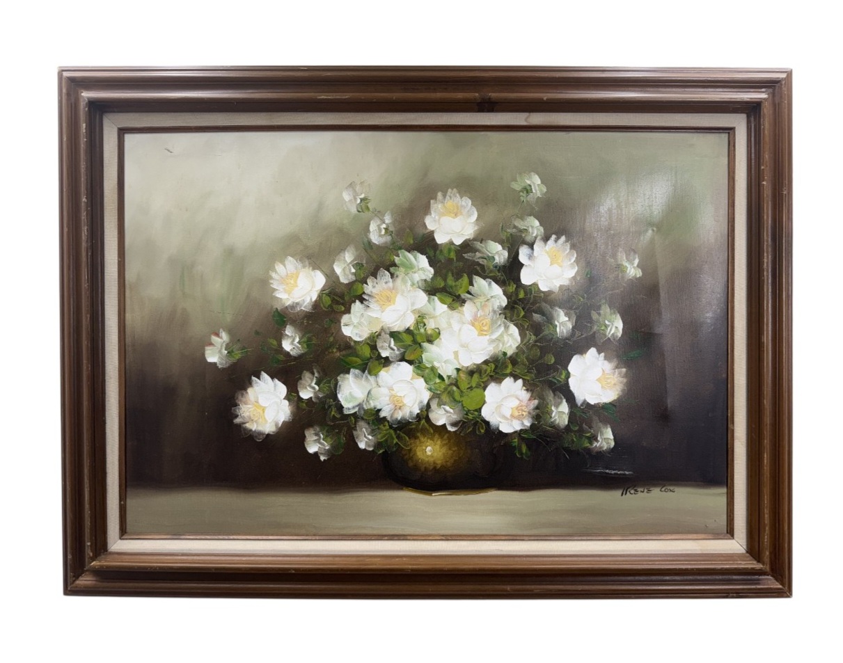Irene Cox White Floral Still Life