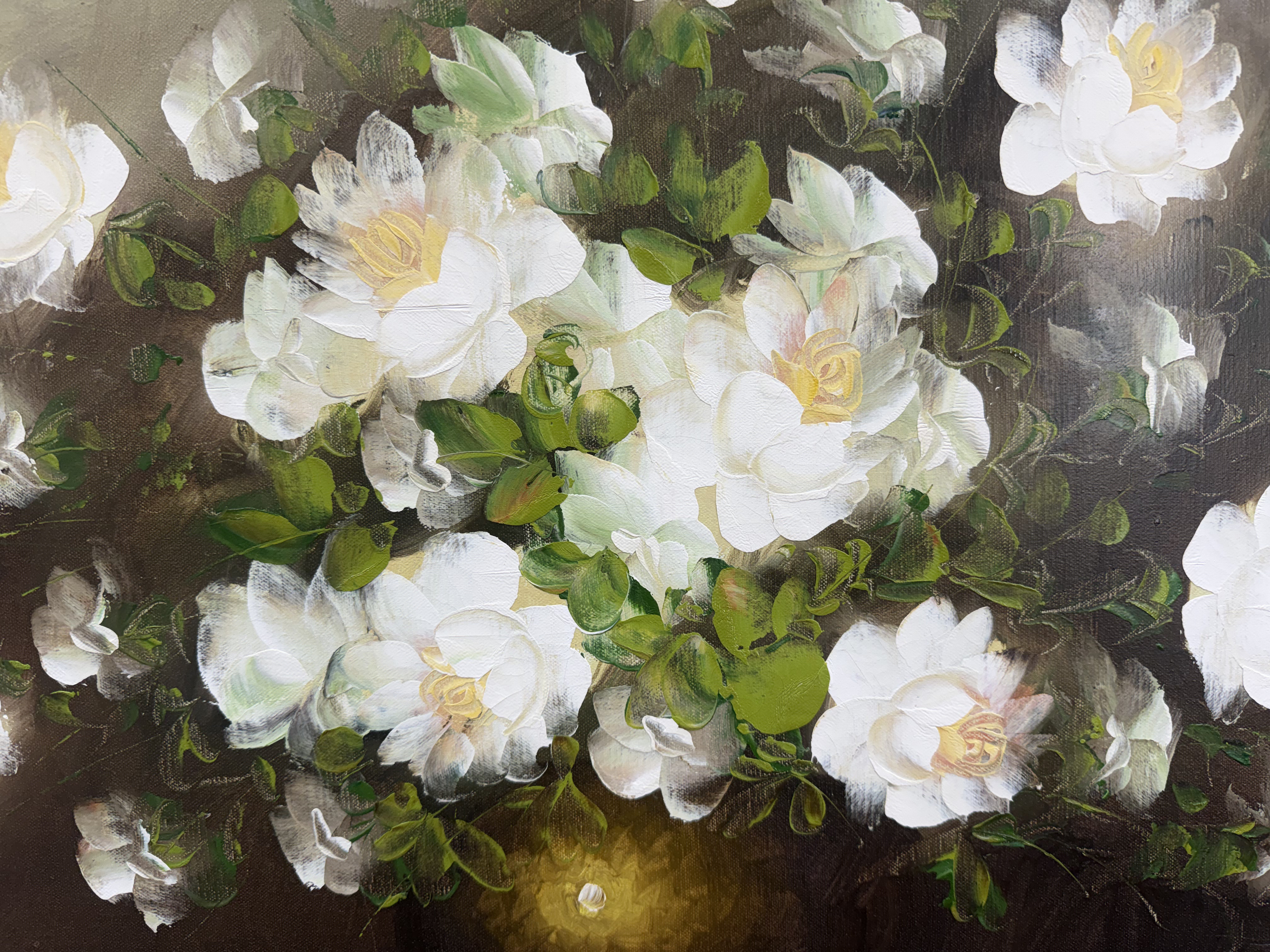 Irene Cox White Floral Still Life