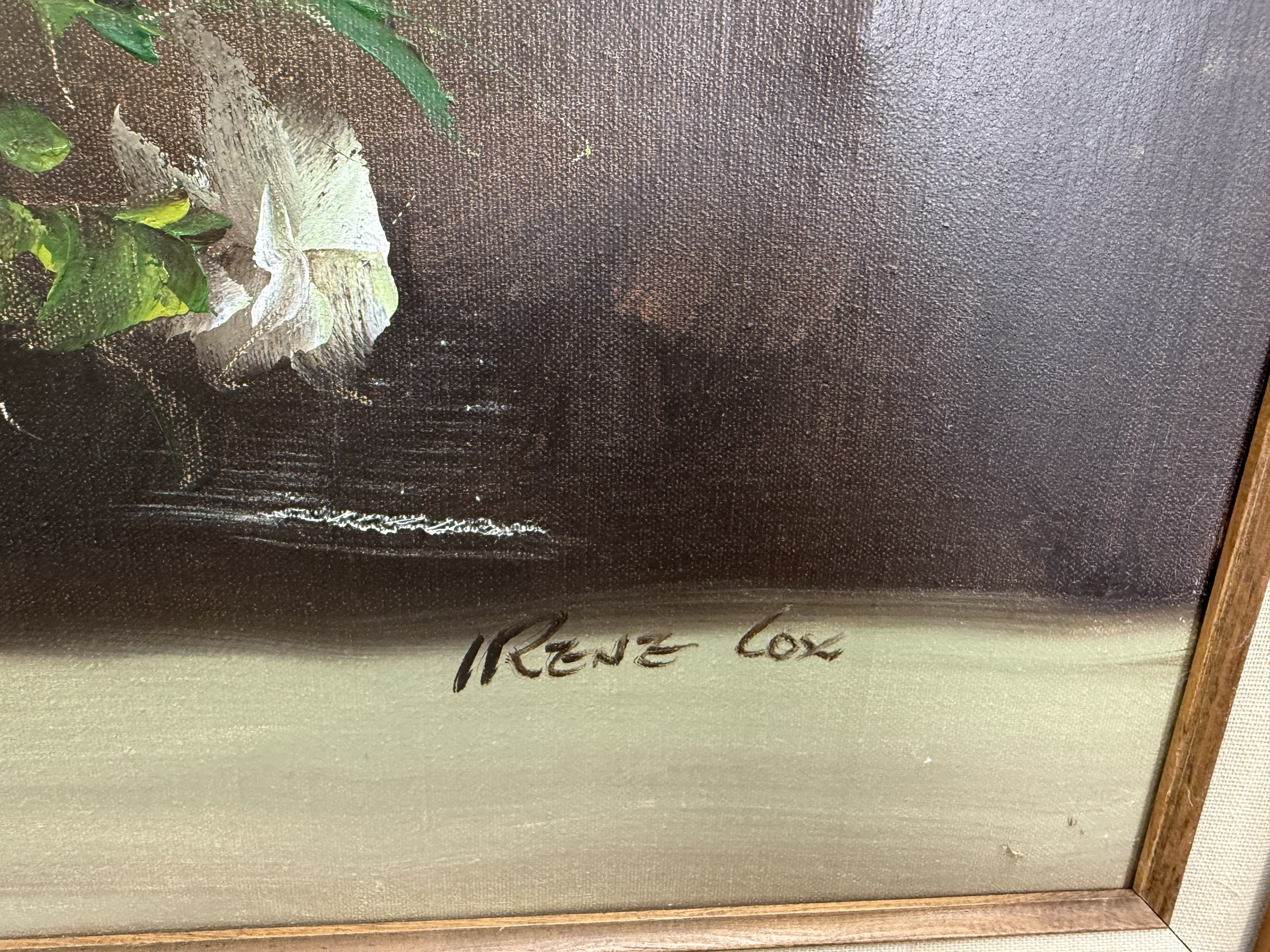 Irene Cox White Floral Still Life