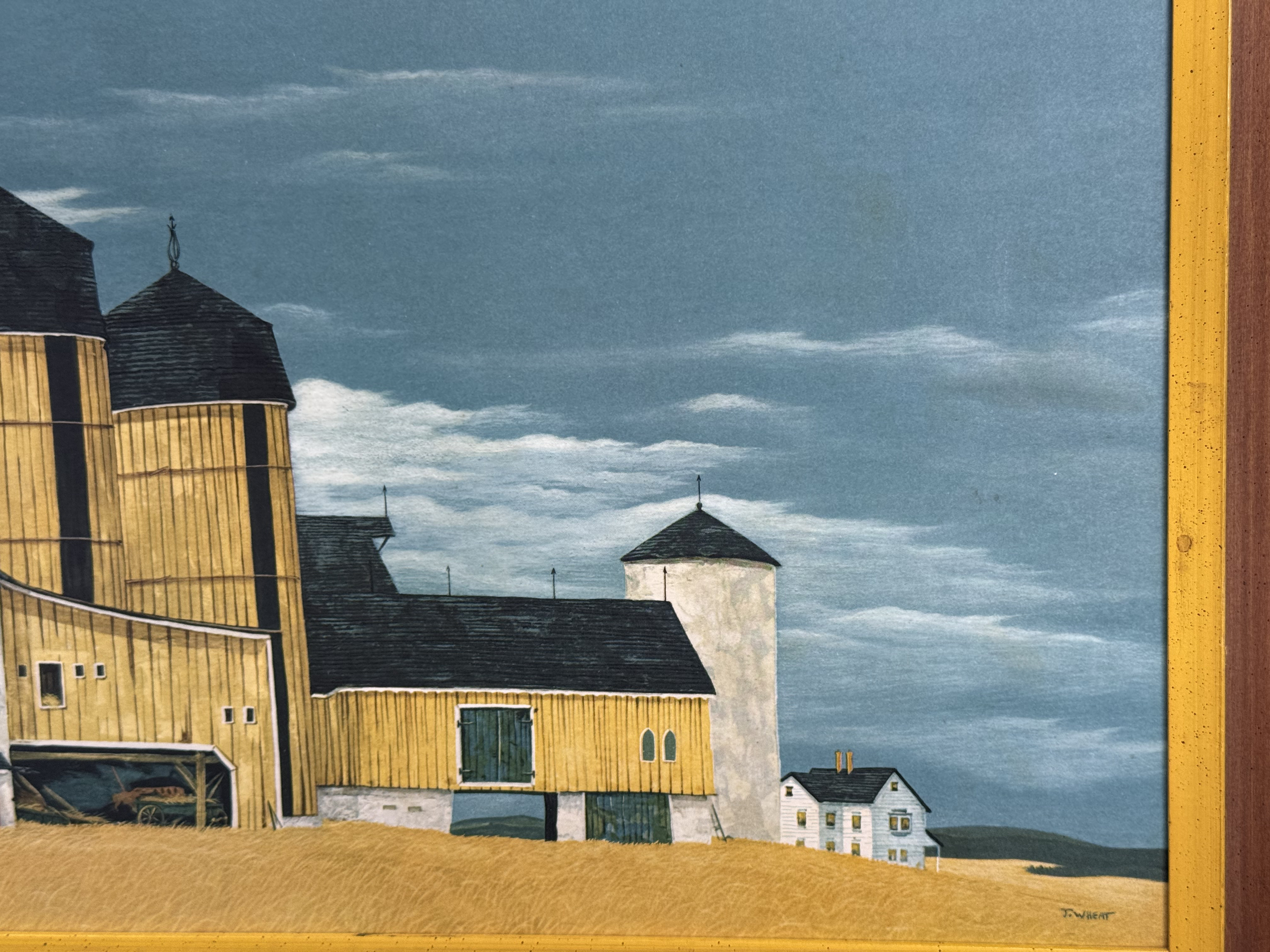 John Potter Wheat (American, 1920-1980) 'September Harvest' (Signed)