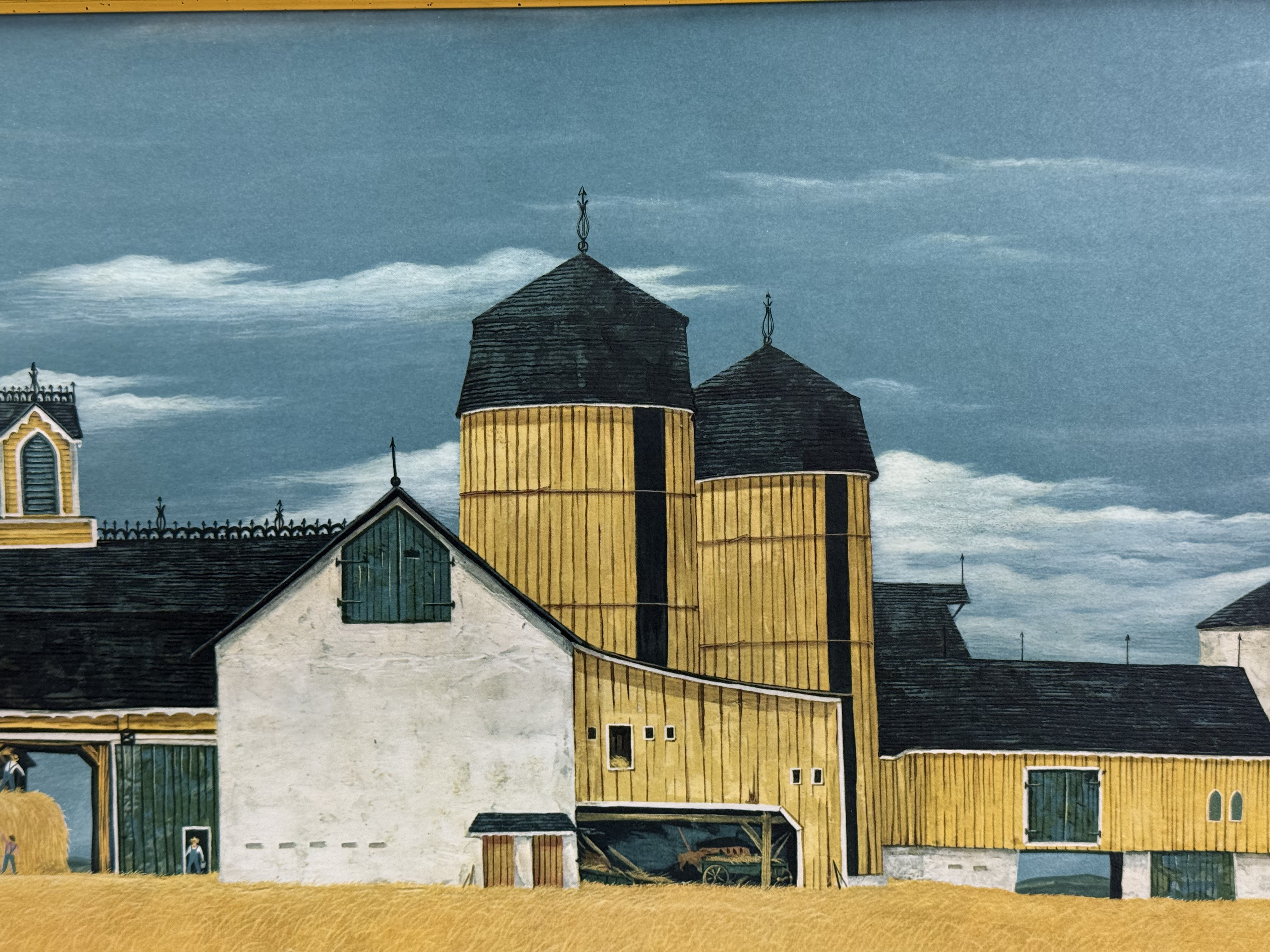 John Potter Wheat (American, 1920-1980) 'September Harvest' (Signed)