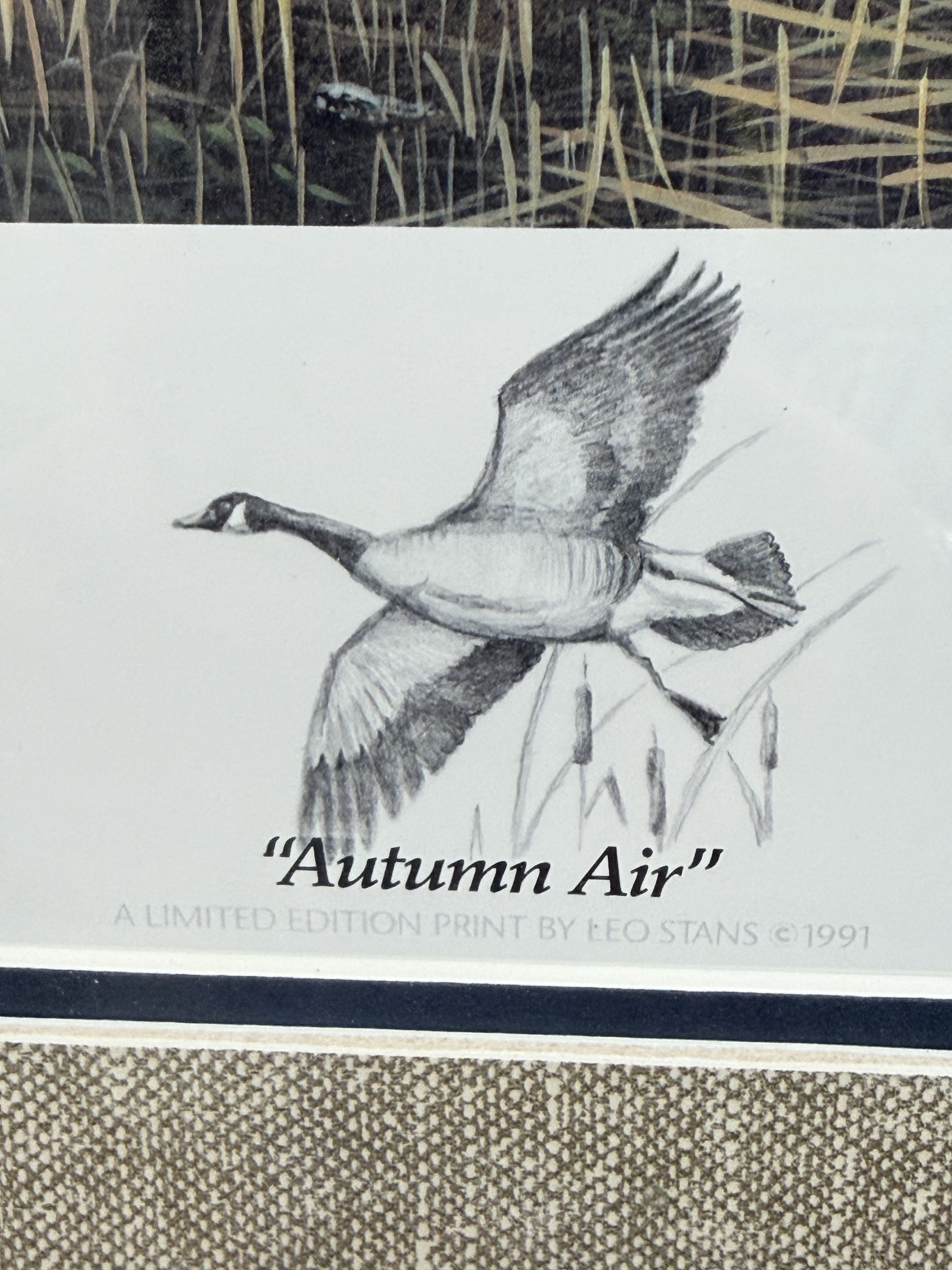 Leo Stans Autumn Air Signed Print
