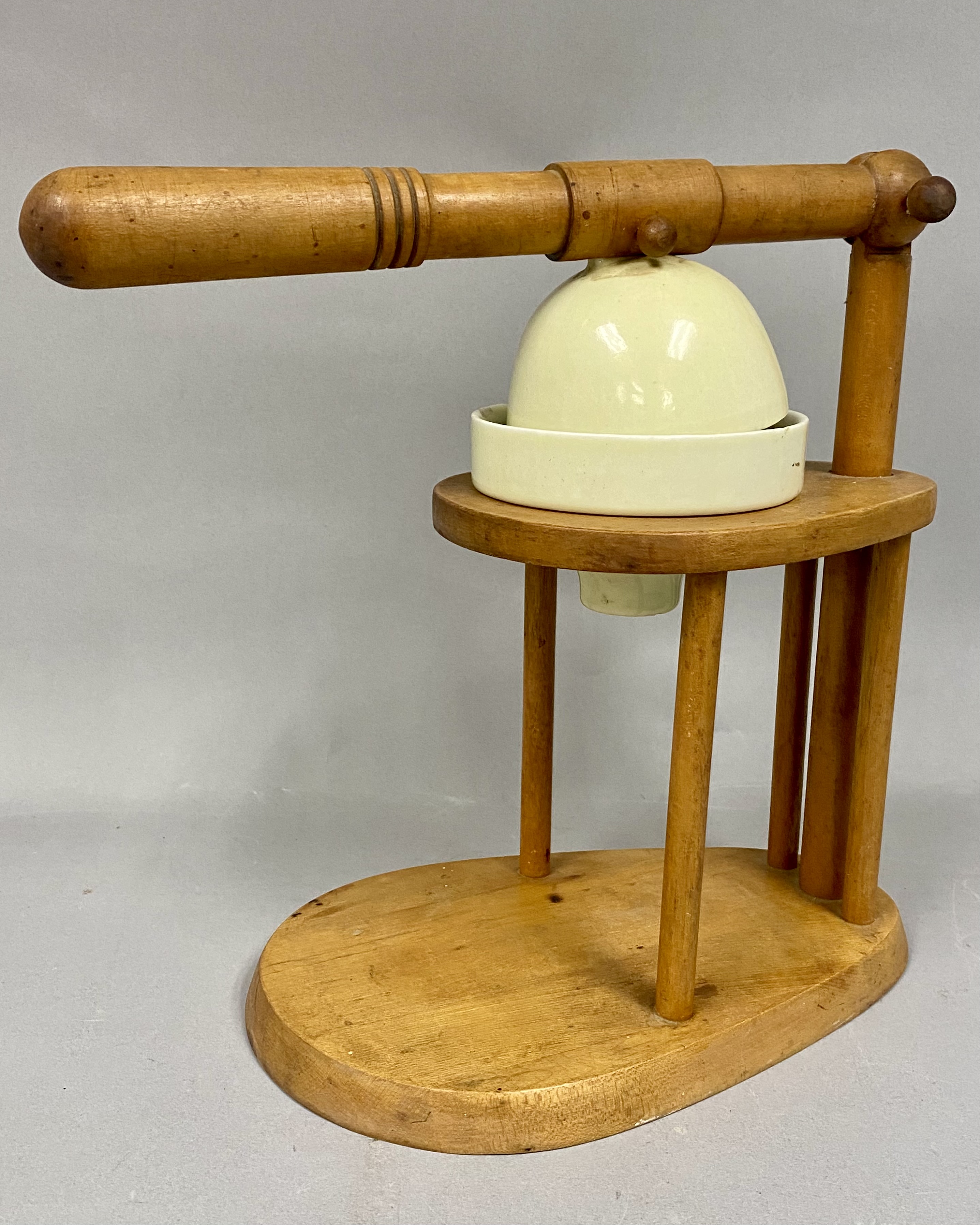 Wooden & Ceramic Citrus Press c. 1880–1920